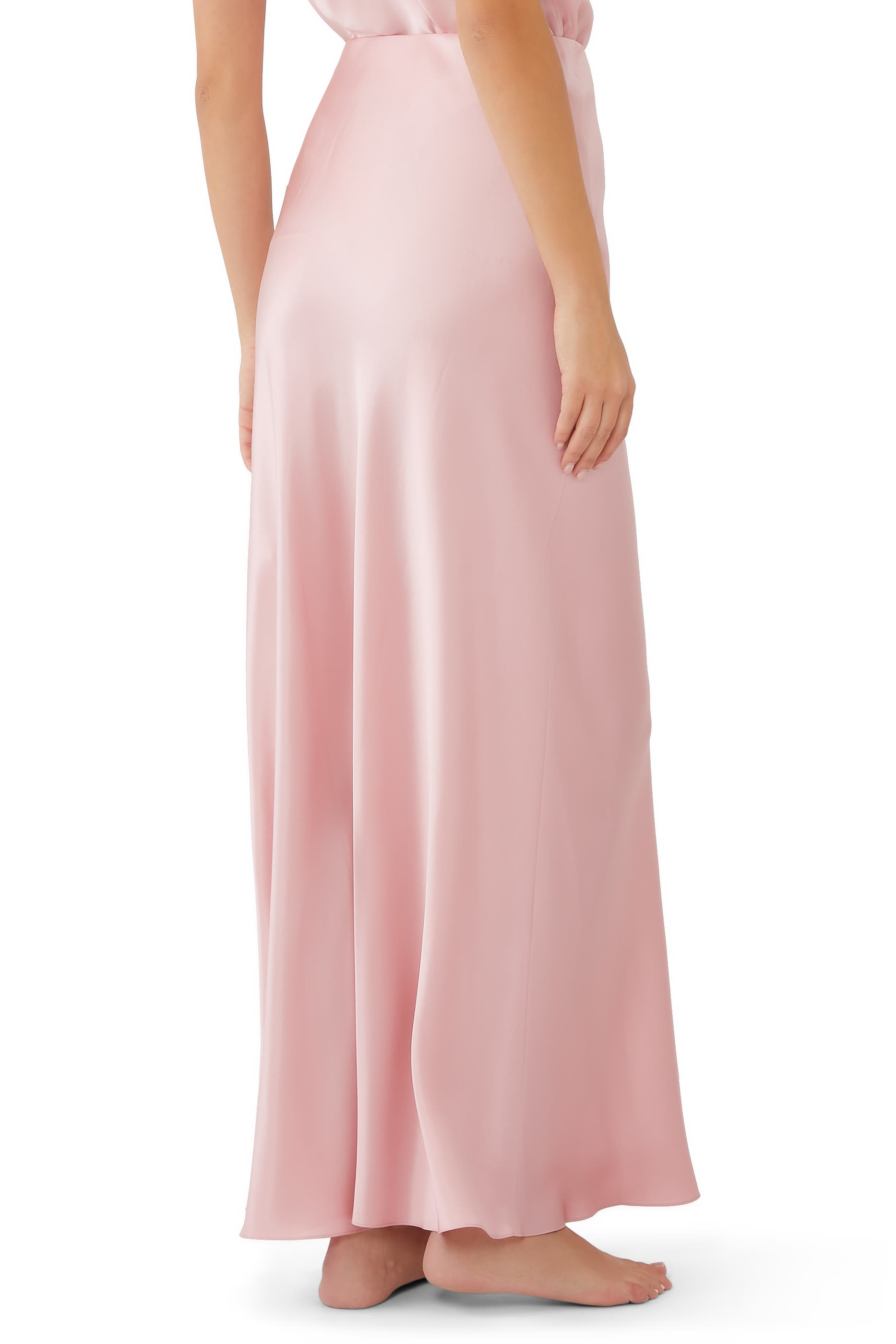 Alyssa Silk Satin Skirt