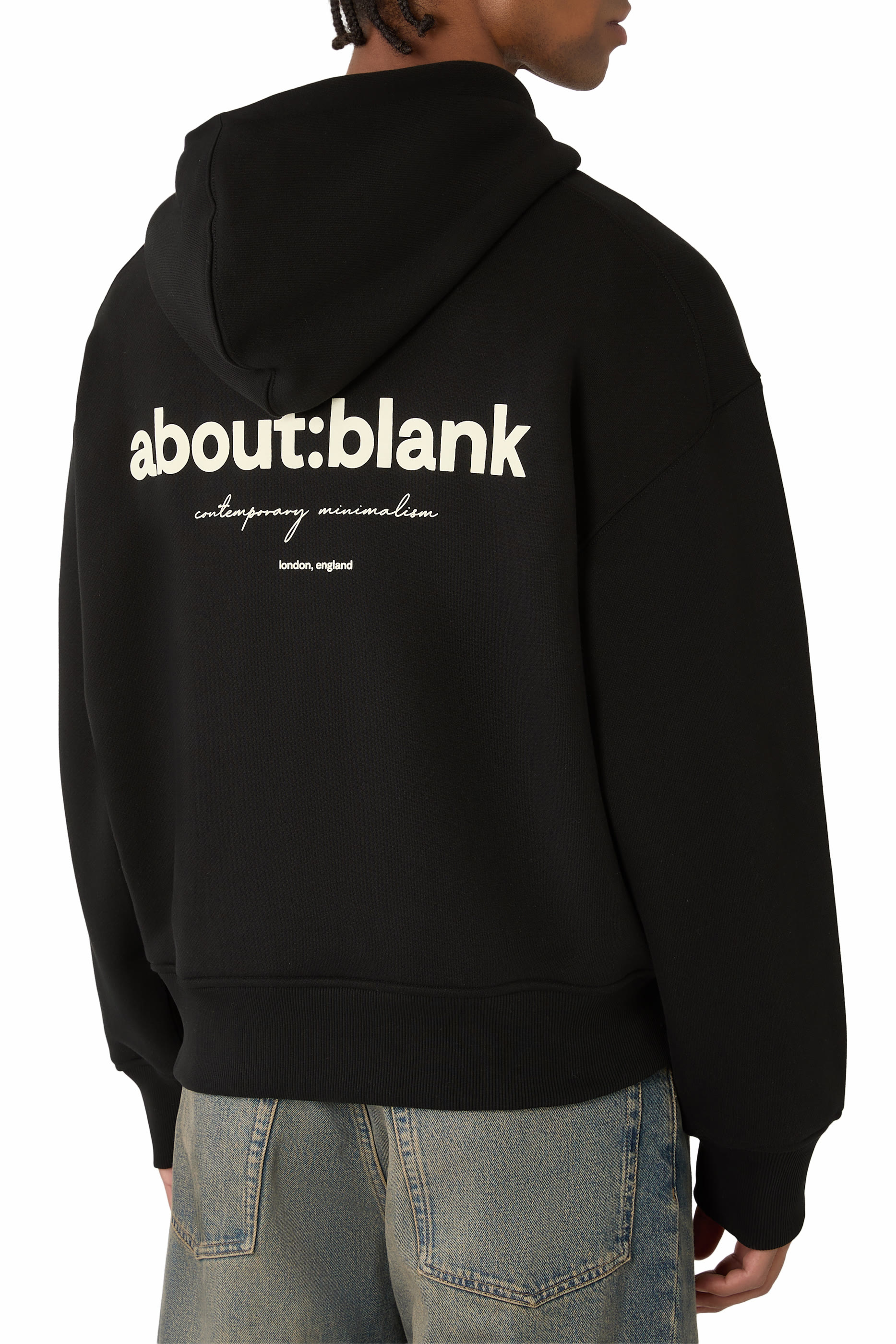 Logo Box Zip Hoodie