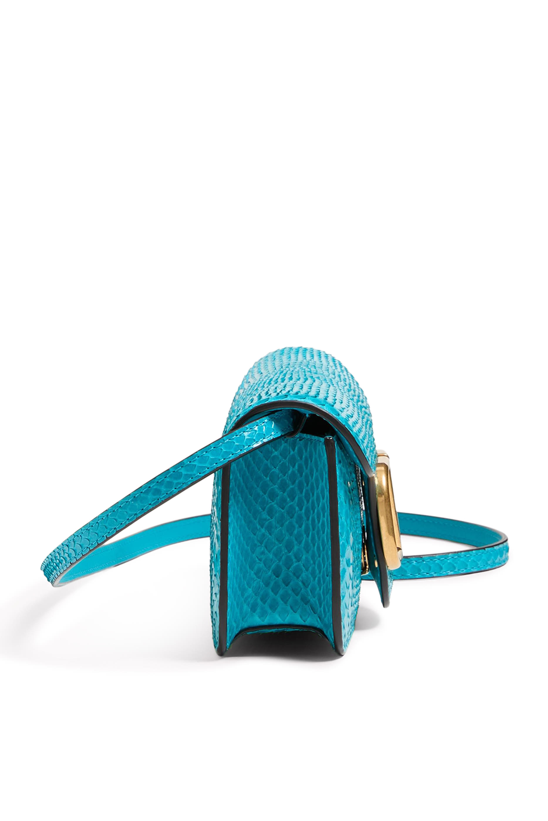 Locò Python Leather Clutch