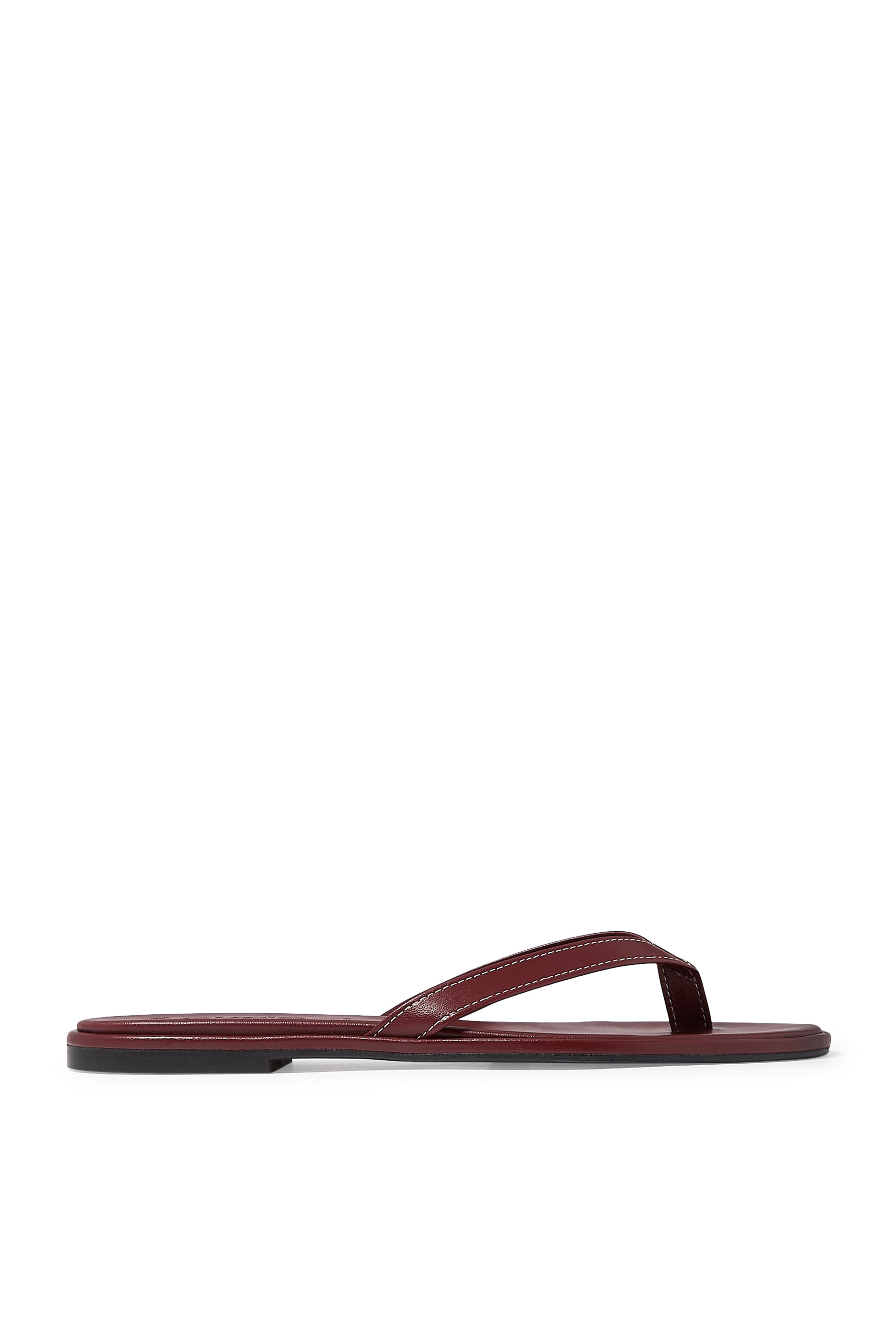  Melody Leather Flip Flop Sandals 