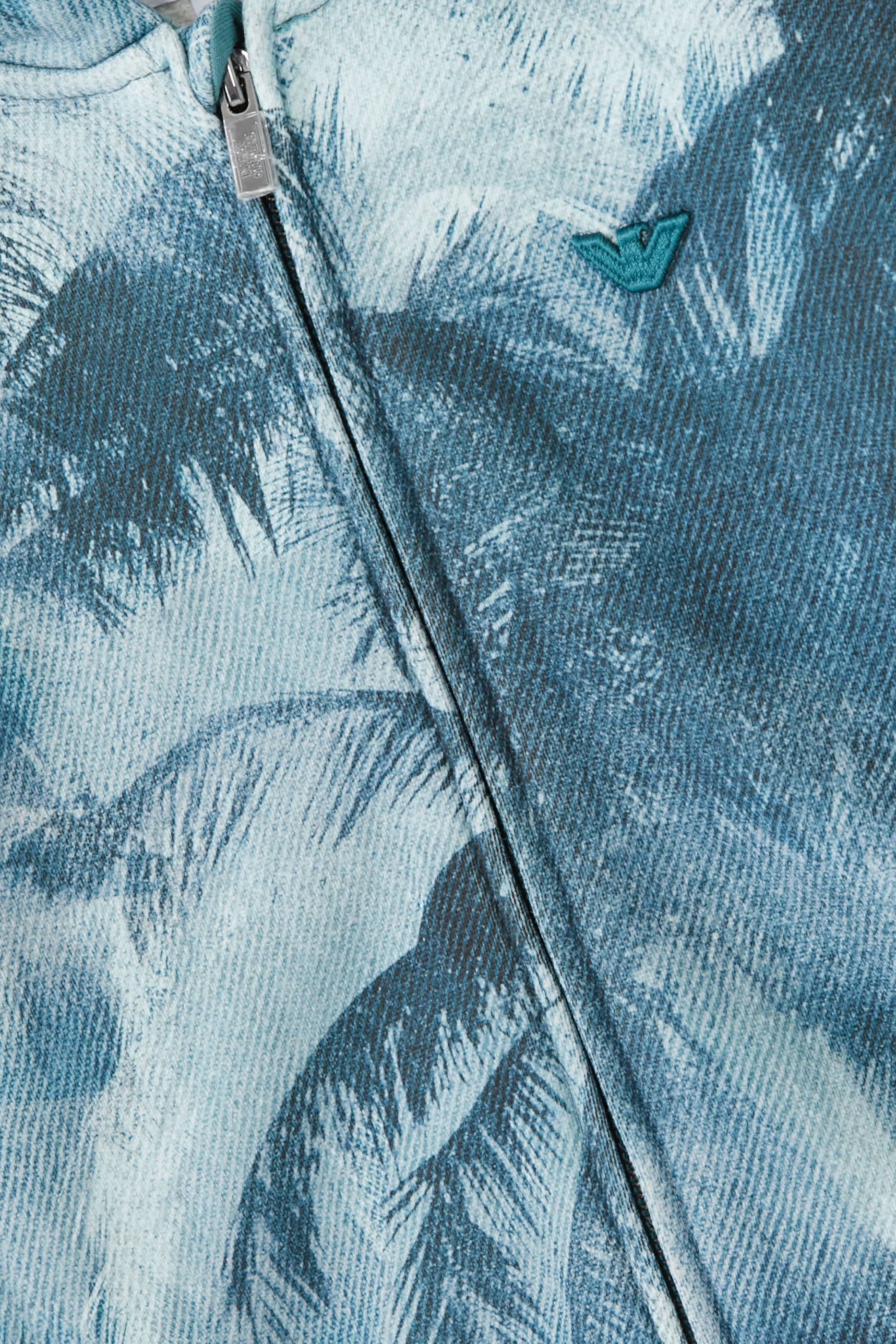 Palm Tree Print Hoodie