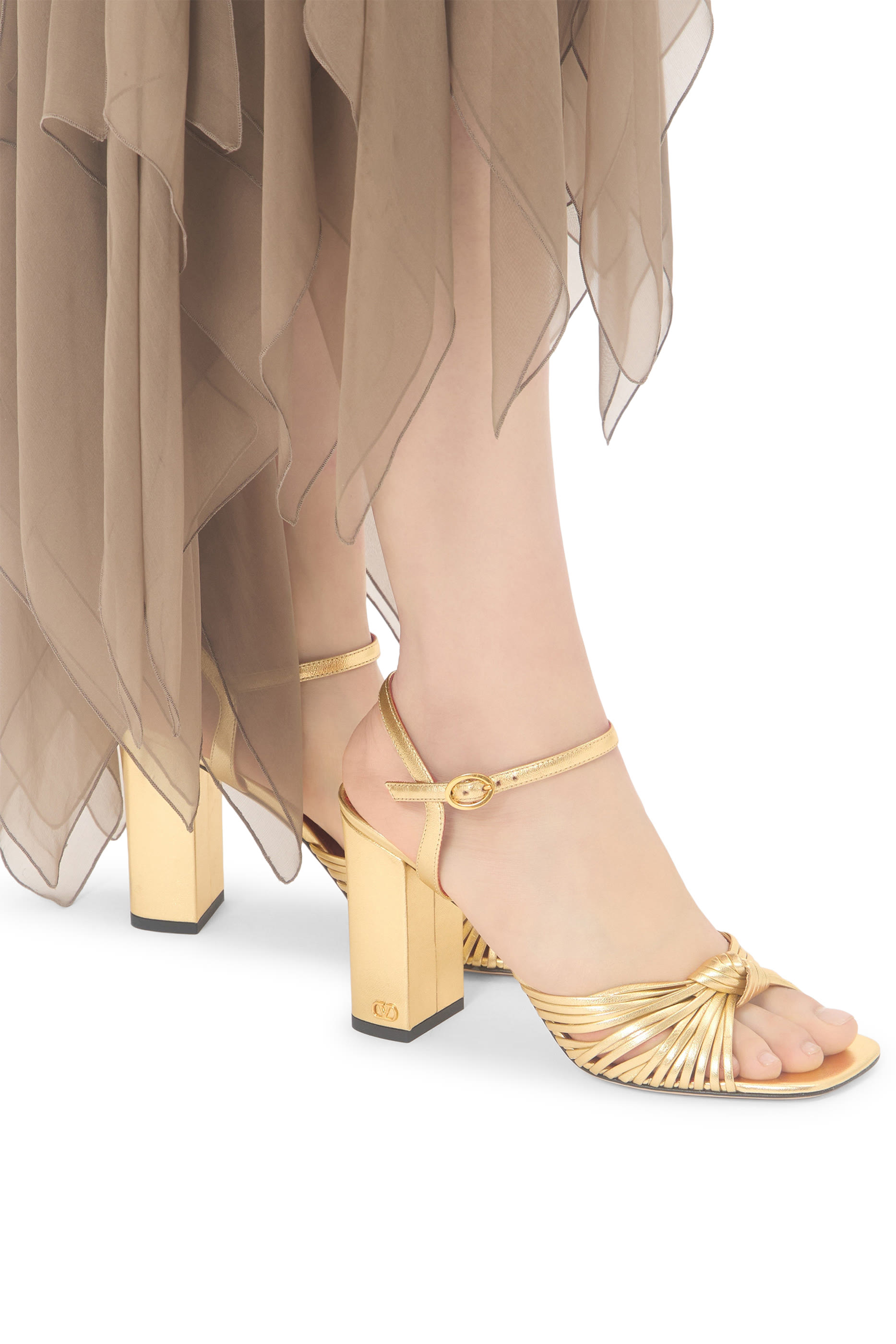 Annet 90 Laminated Nappa Sandals