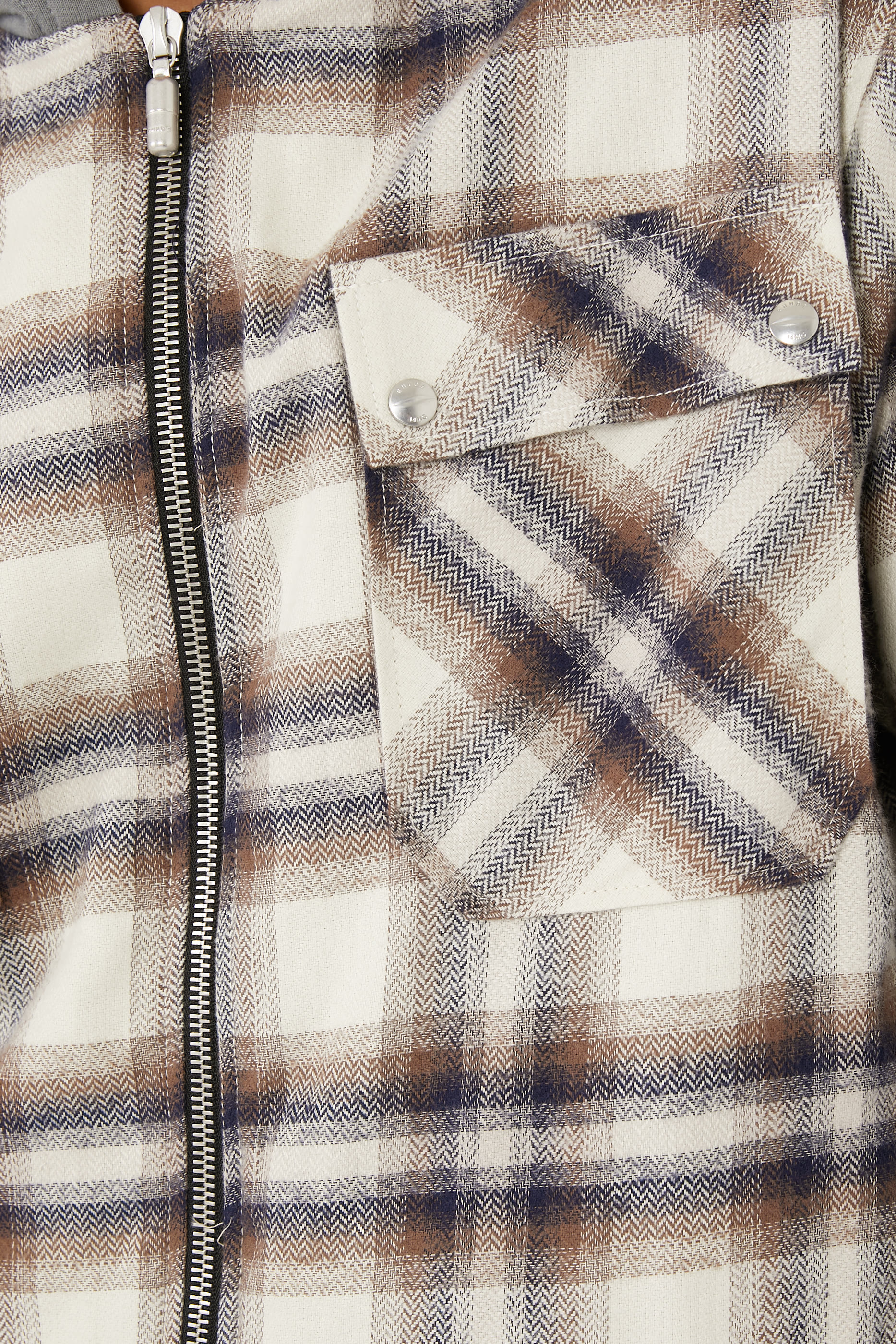 Hooded Flannel Jacket