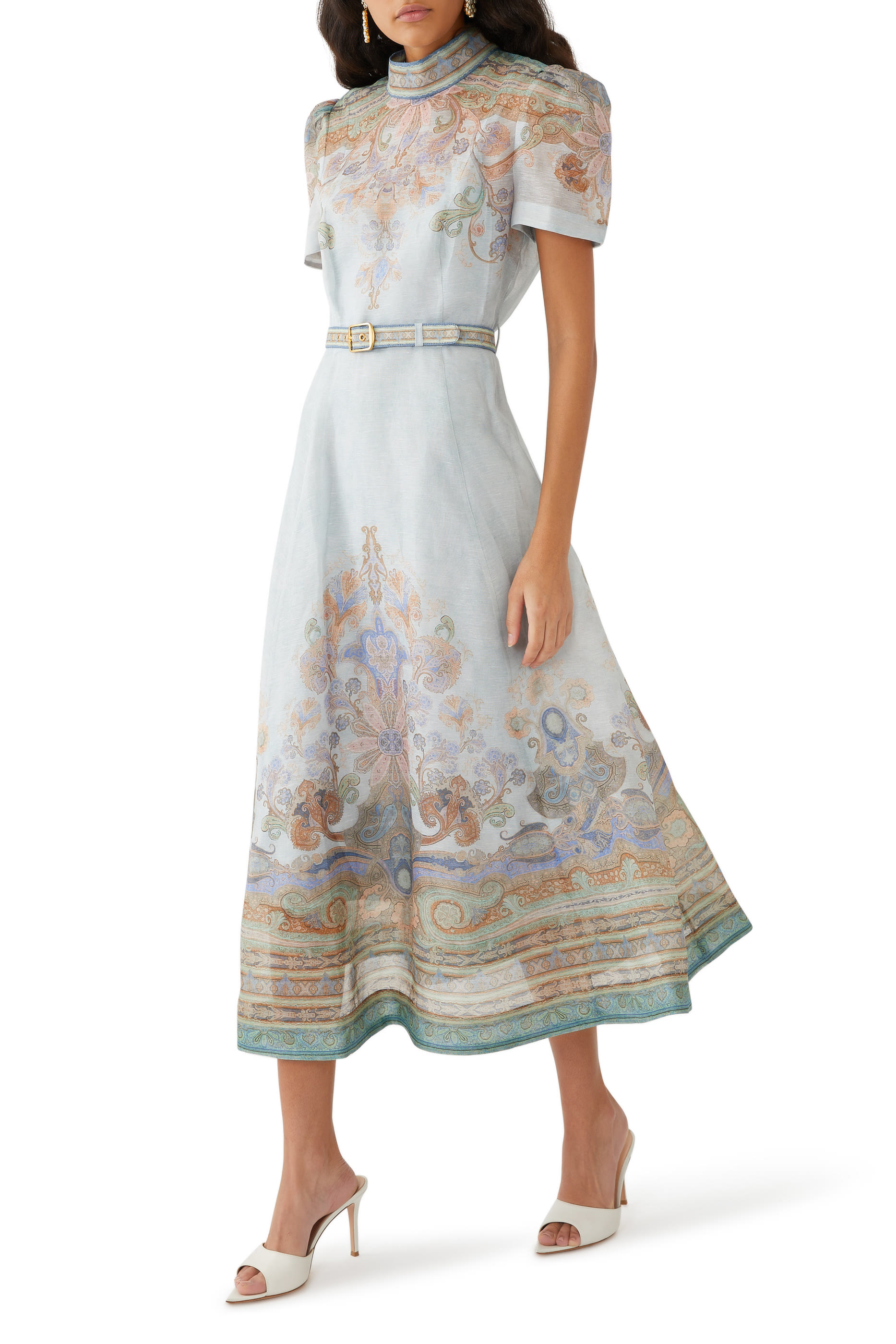 Eden Belted Midi Dress