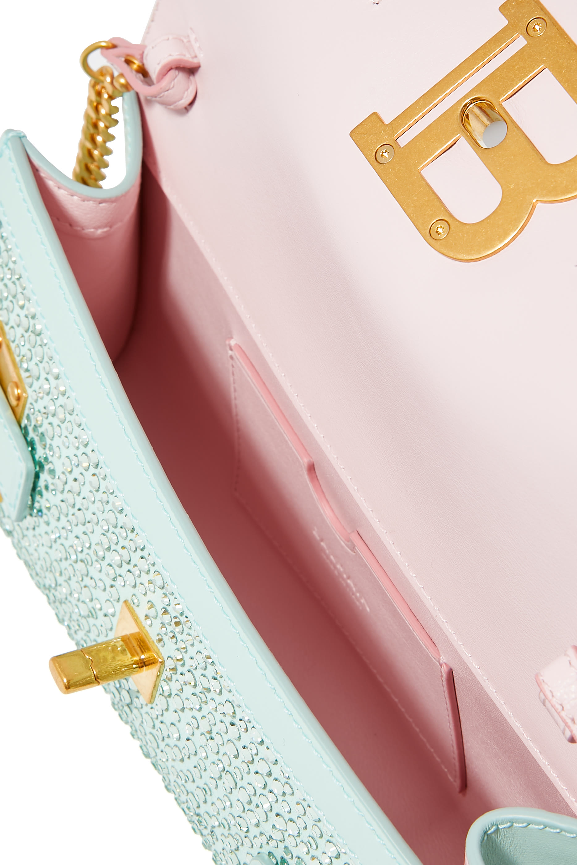 B-Buzz Pouch 23 in Suede and Rhinestones