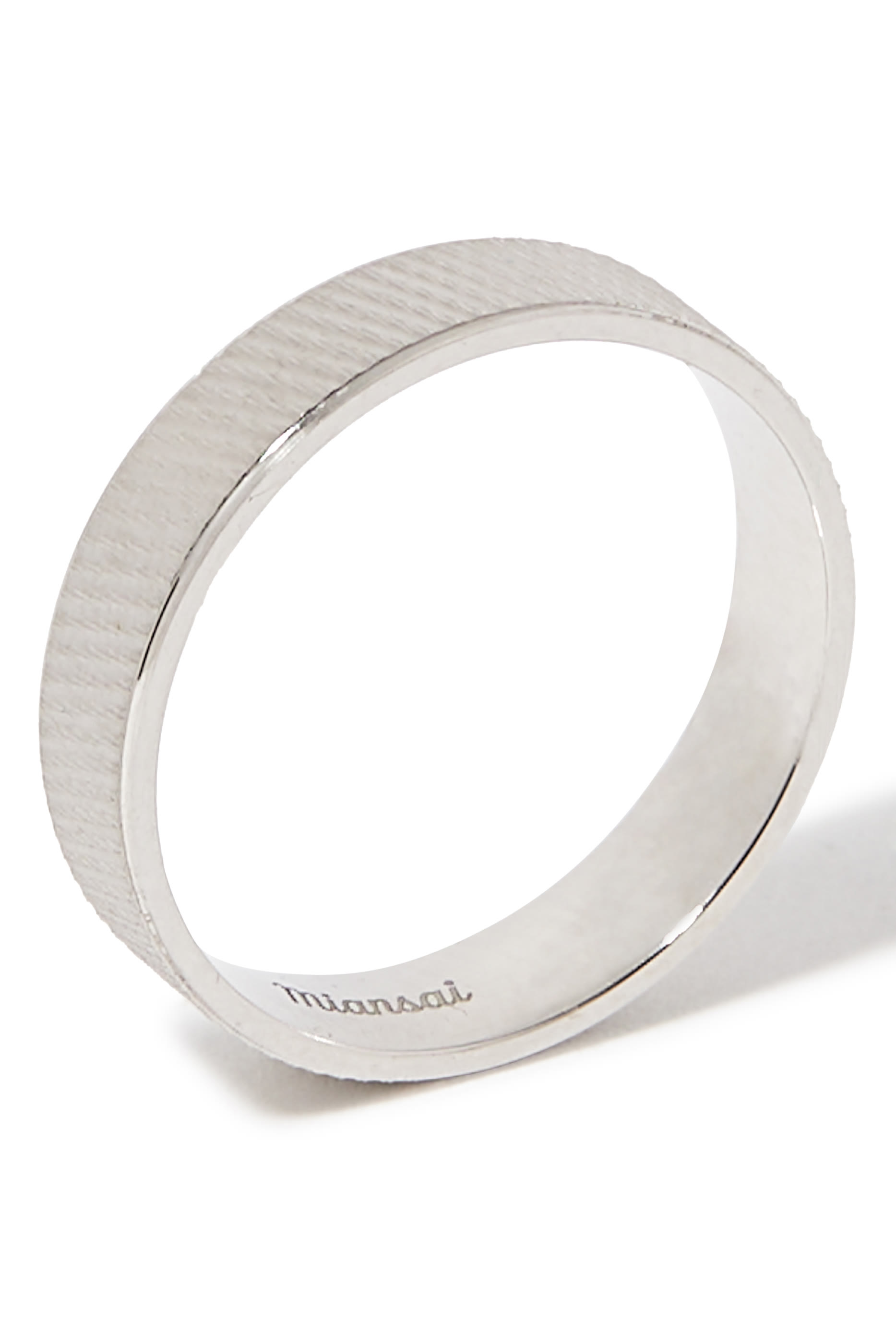 Rex Ring, Rhodium Plated Sterling Silver