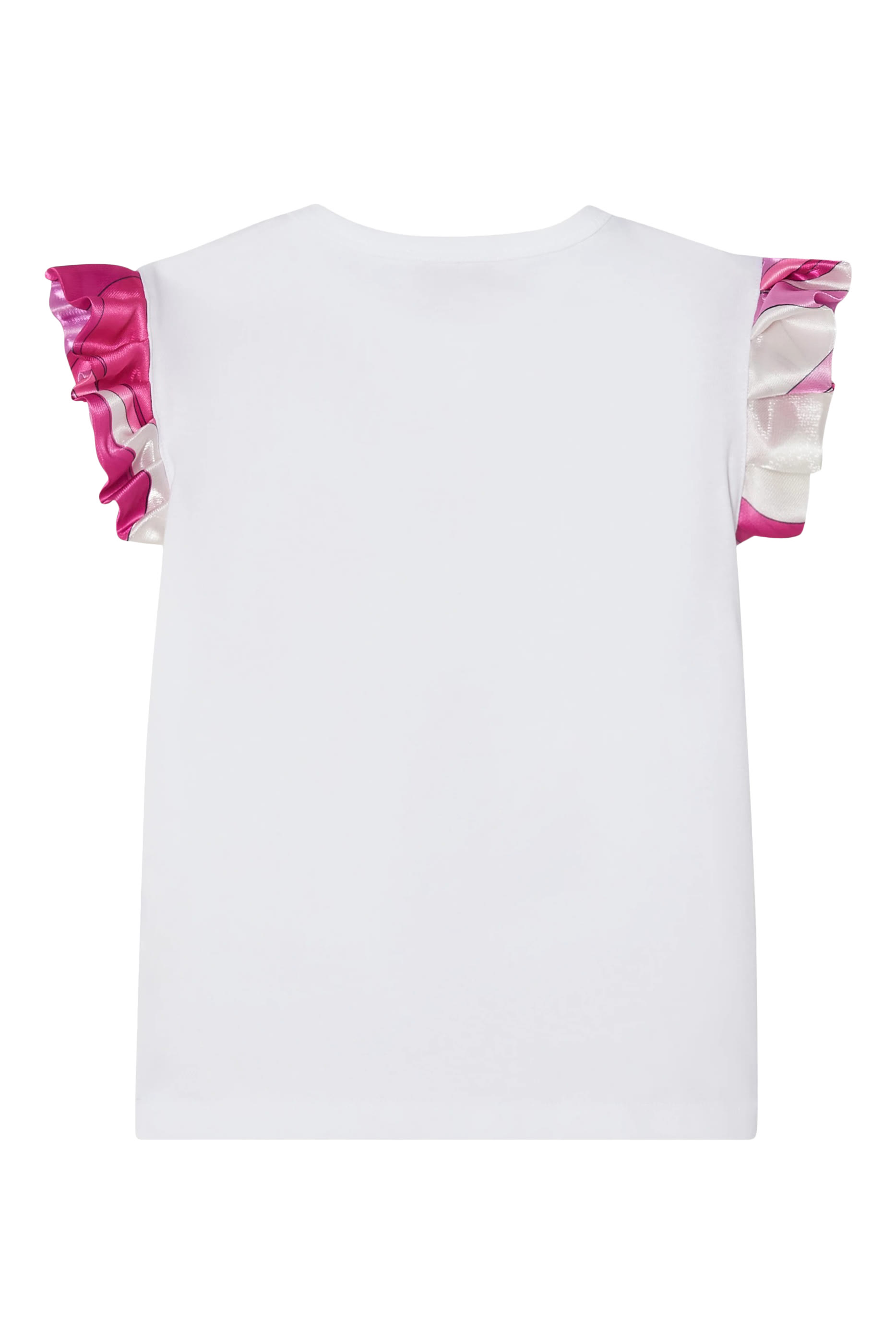 Kids Logo Ruffled T-Shirt