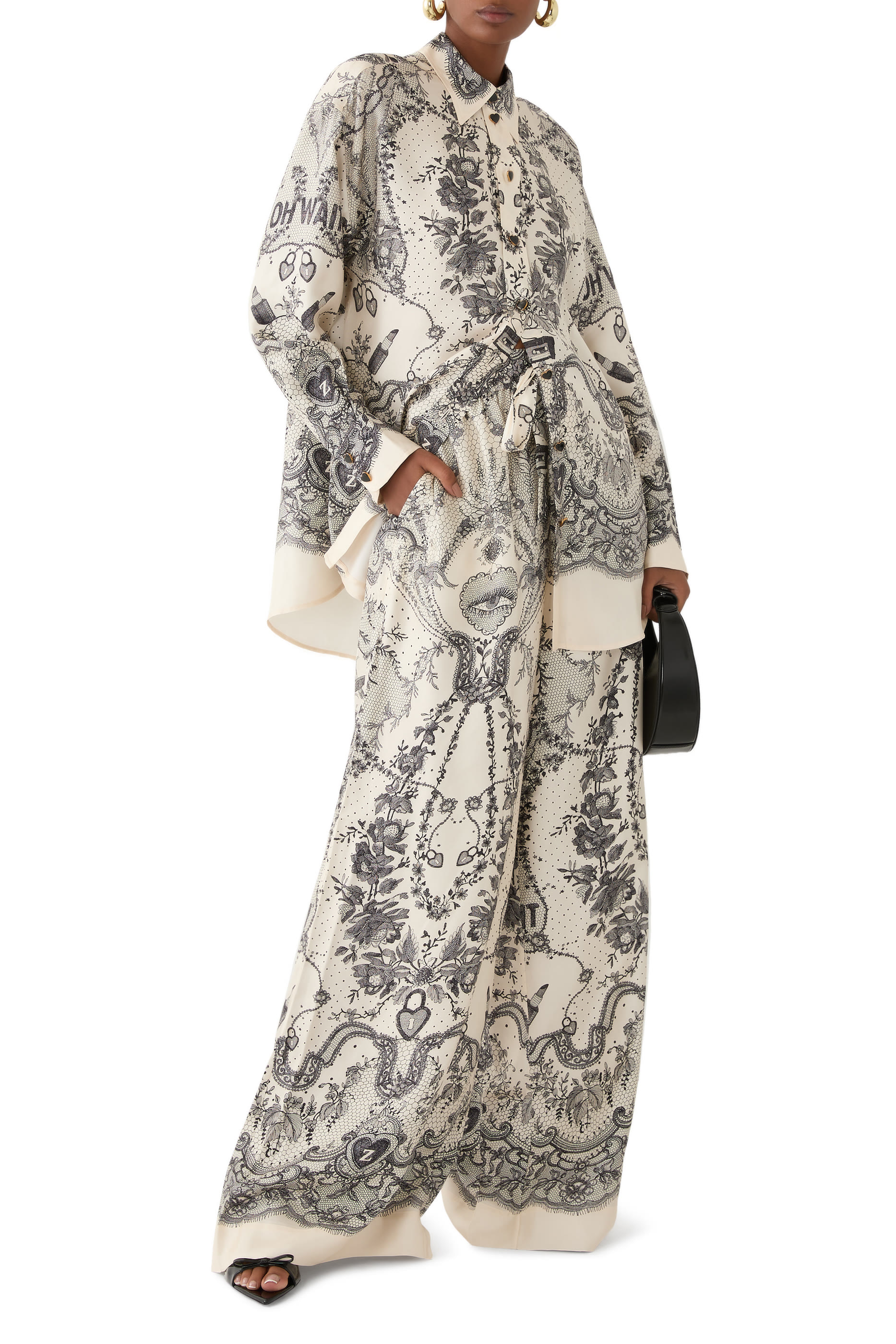 Crush Draw Waist Pants