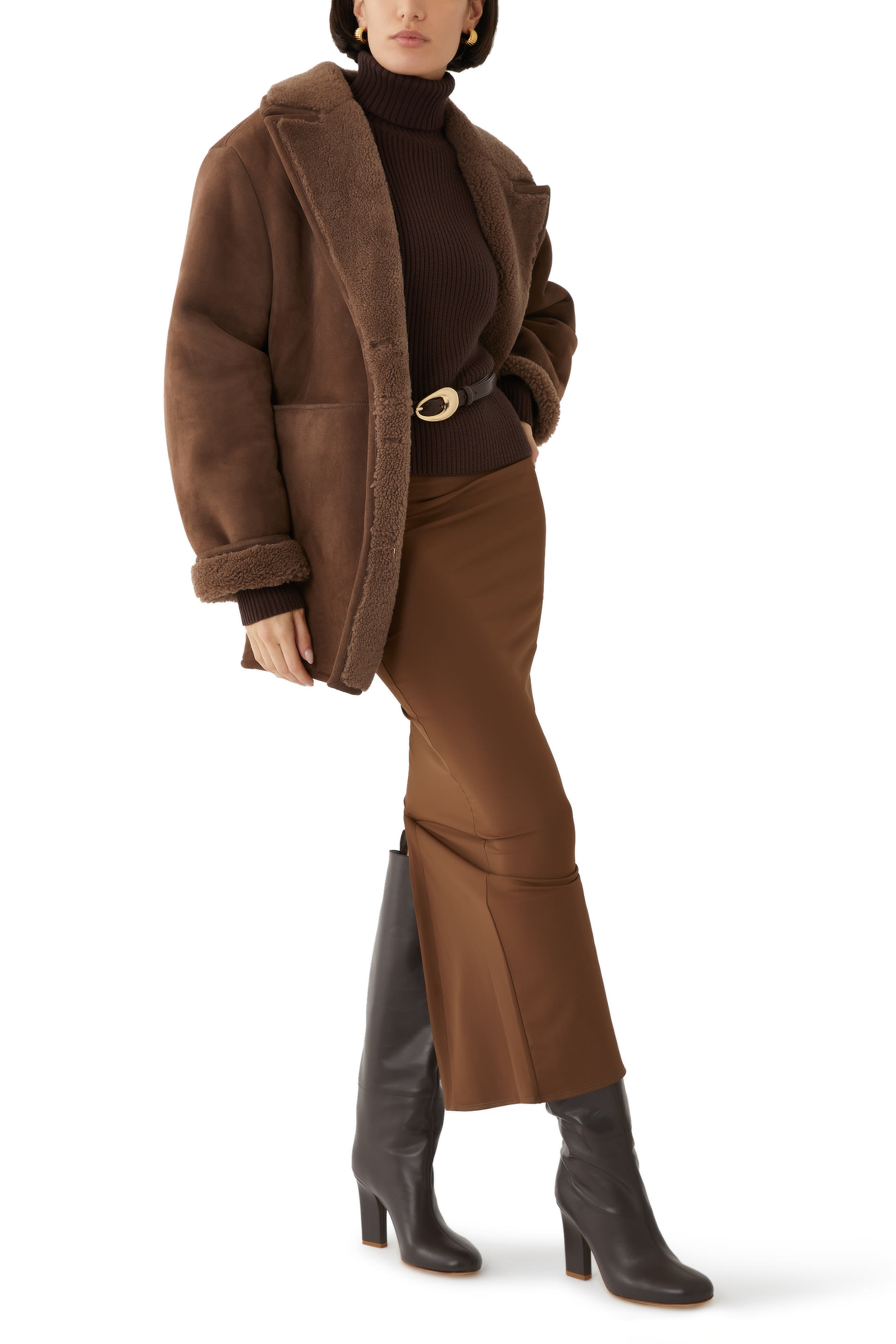 Sofia 95 Nappa Moro High Boots