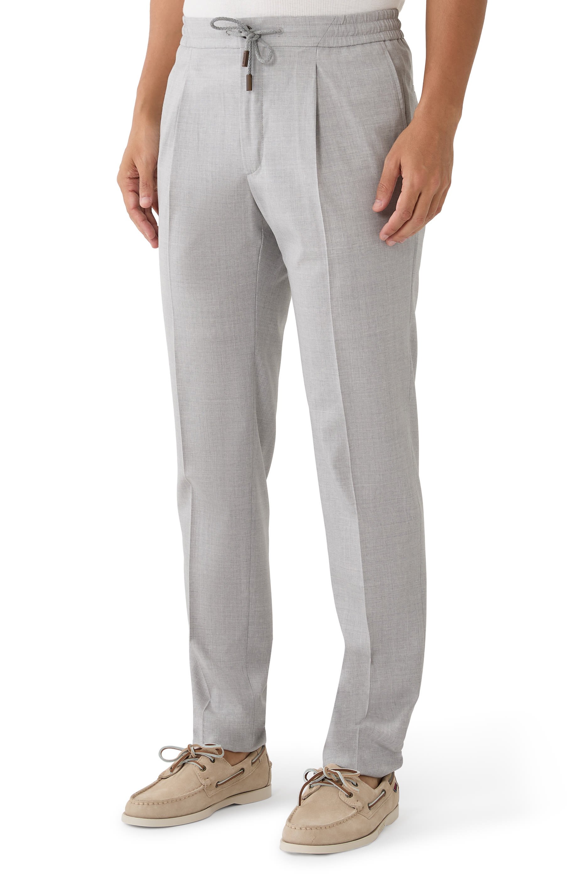 Drawstring Tapered Pants