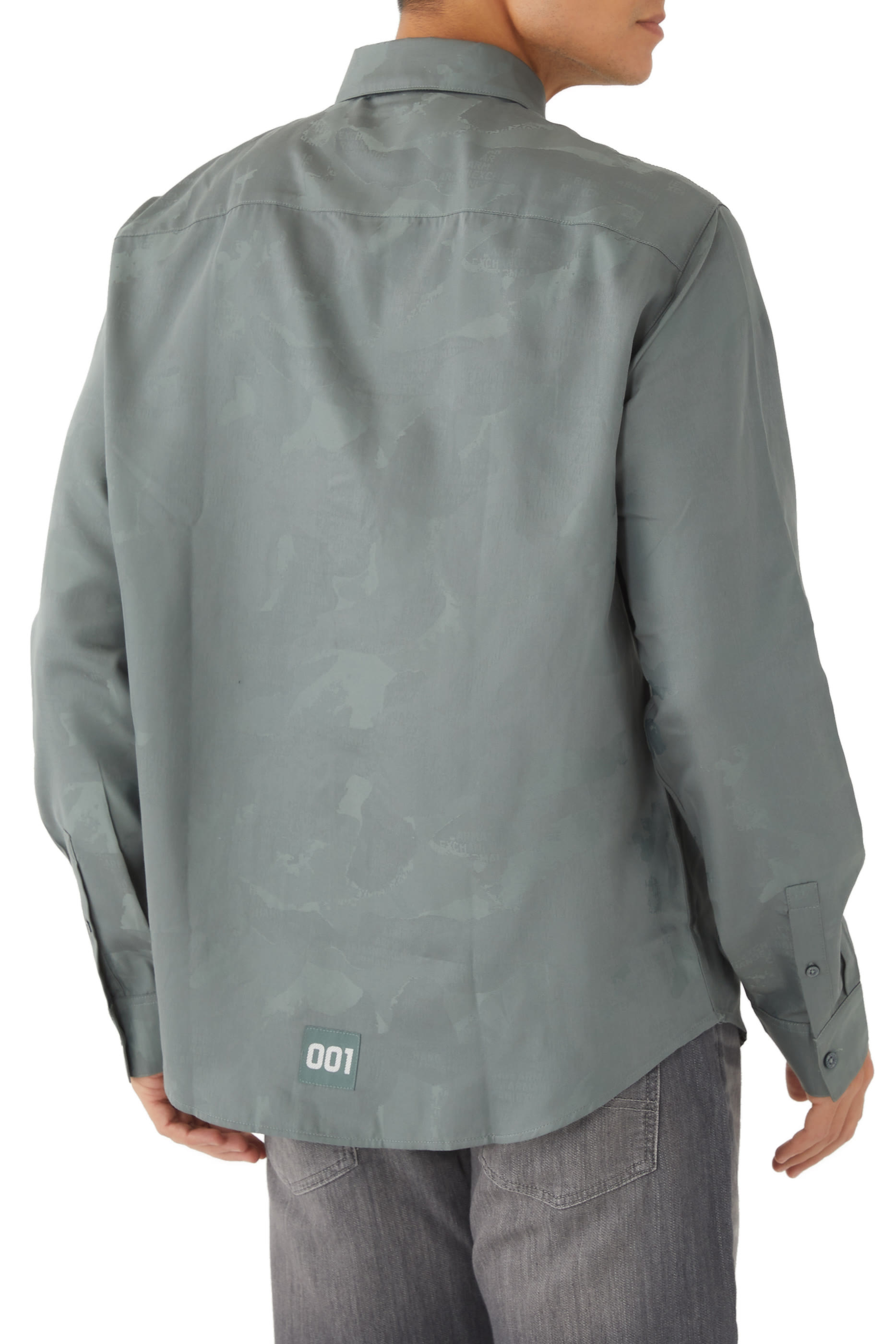 Cotton Jacquard Casual Shirt