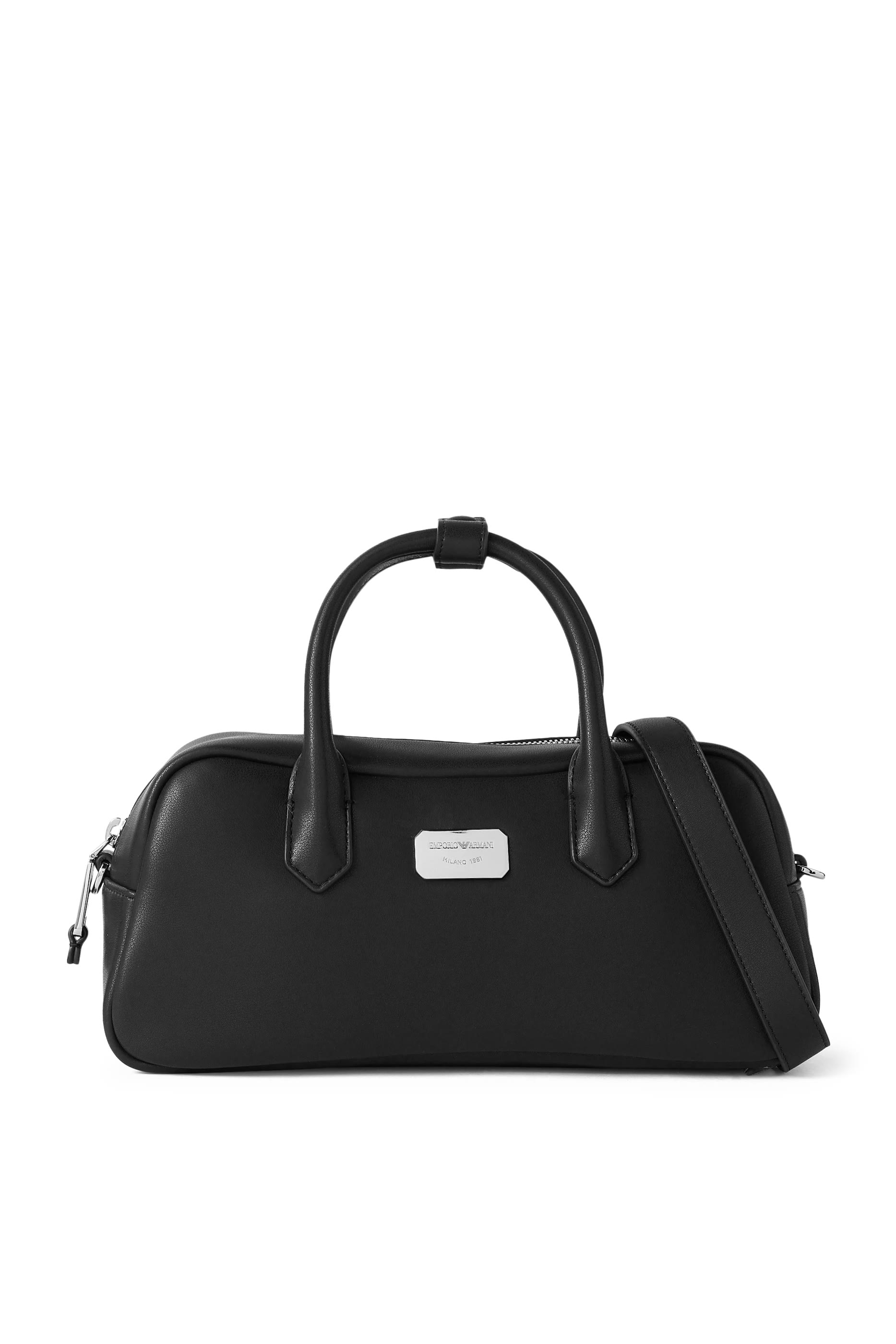 Logo Leather Tote Bag