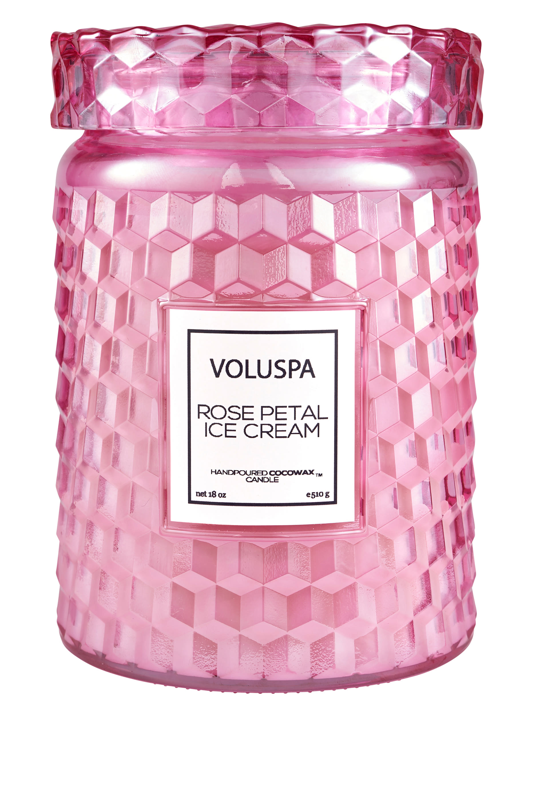 Rose Petal Ice Cream Large Candle
