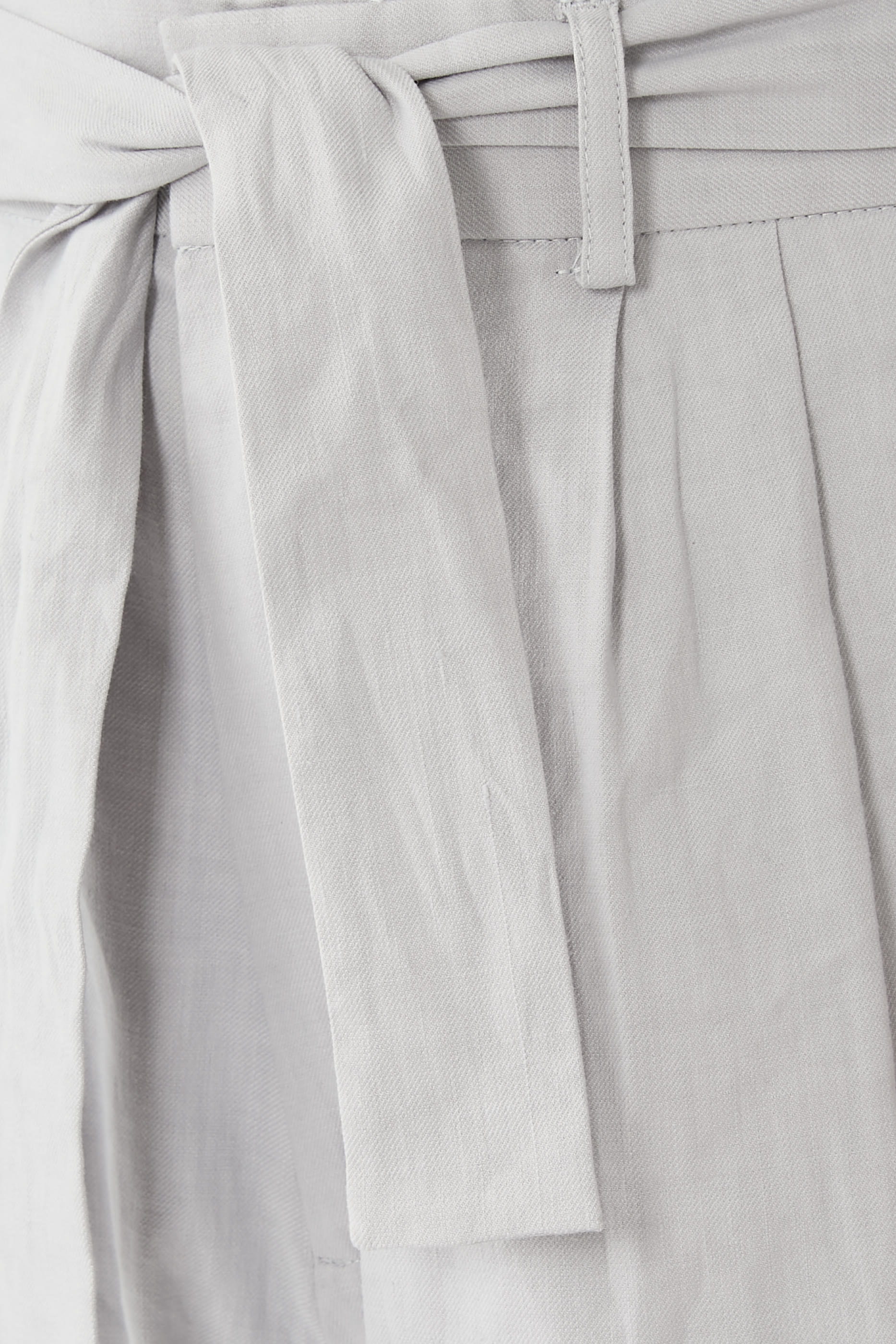 Tailored Self-Belt Trousers