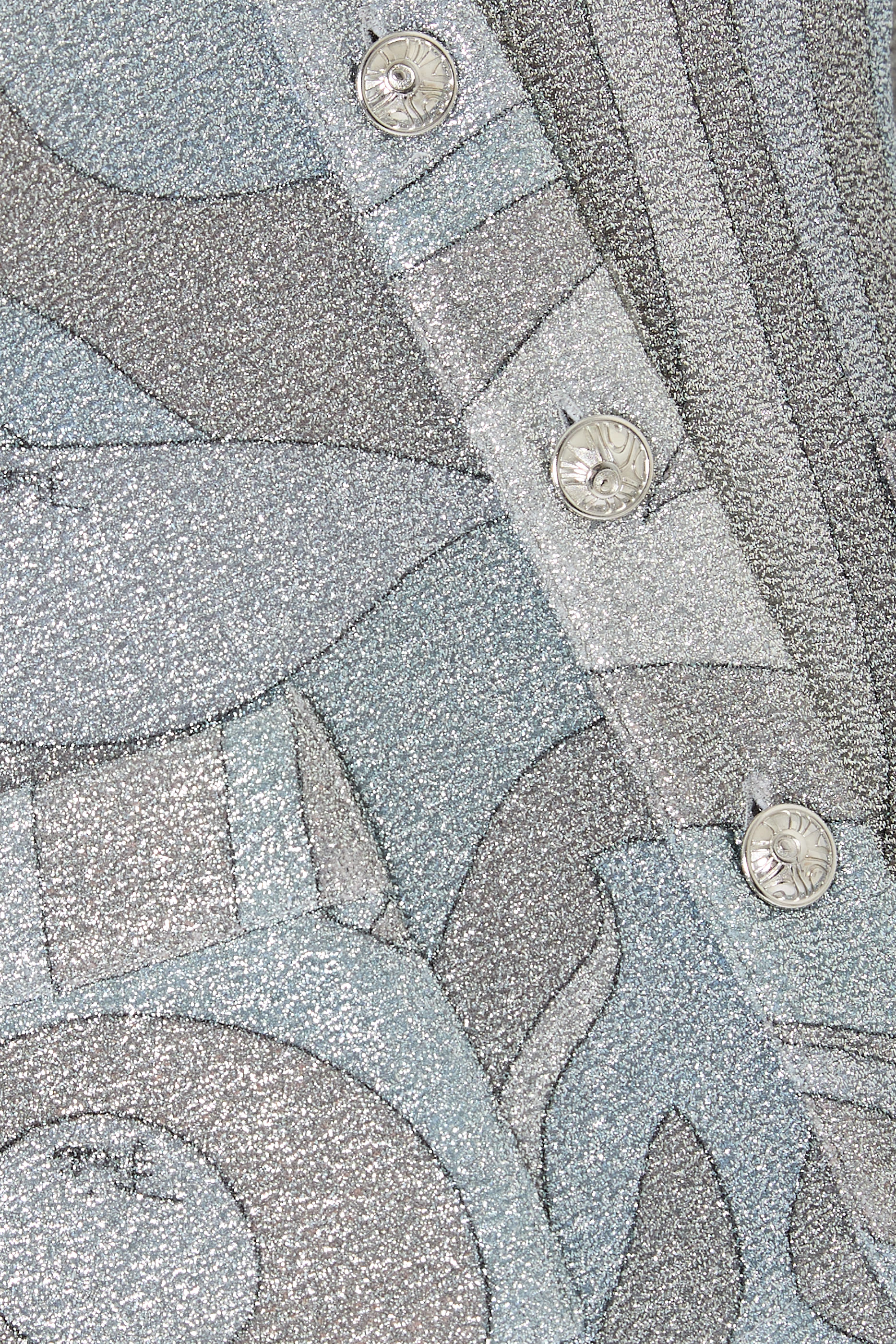 Marmo Jersey Lamé Cardigan