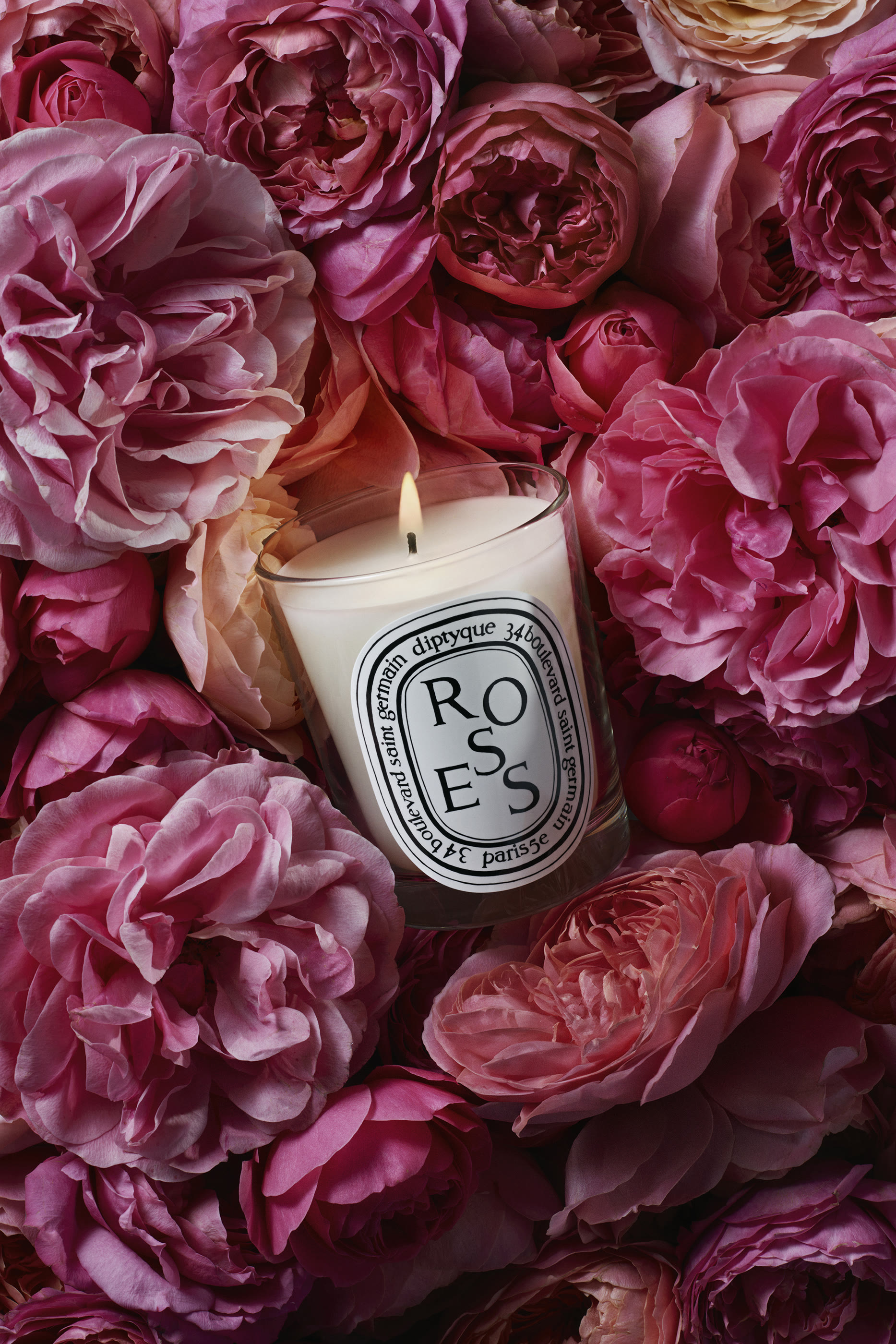 Roses Candle