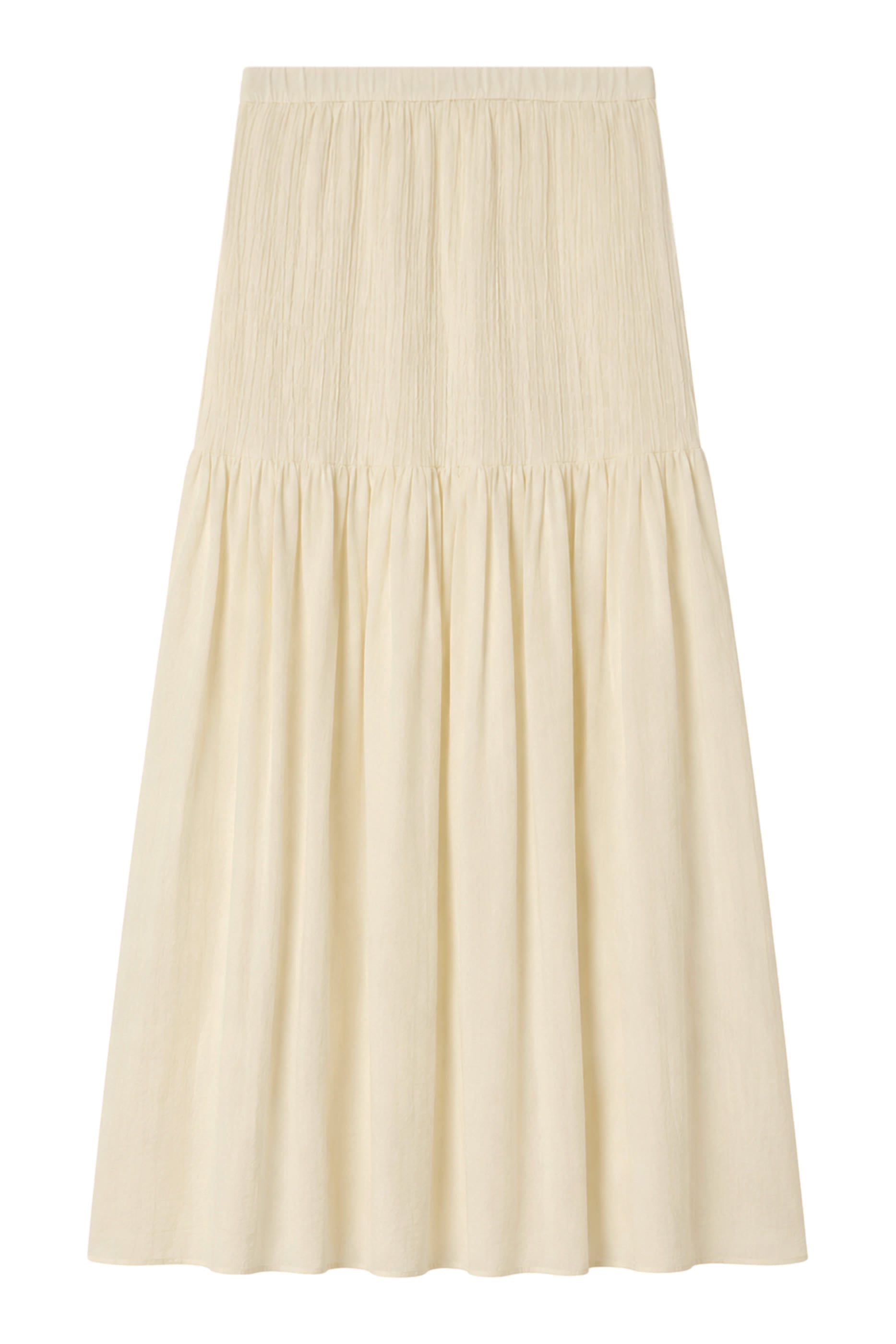 Super Fine Cotton Lawn Pin-Tuck Skirt