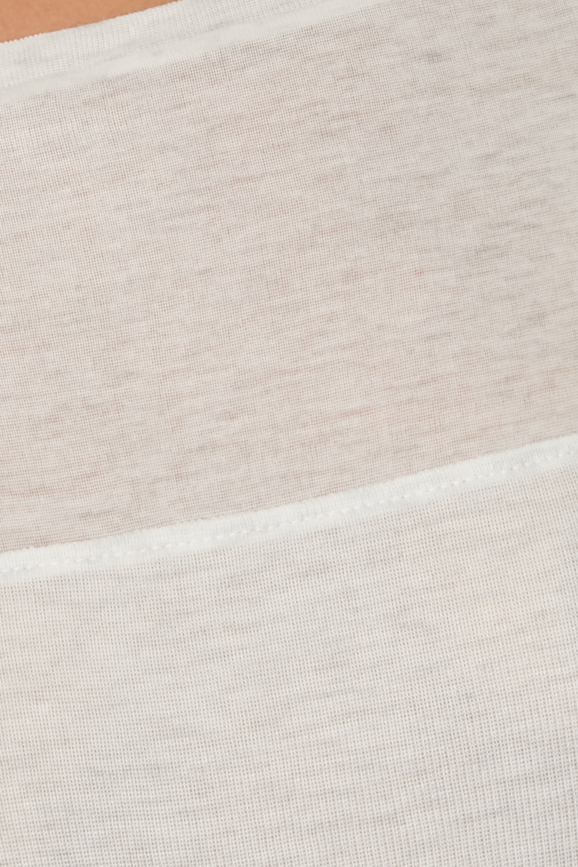 Jersey Sheer Panel Pajama Set 