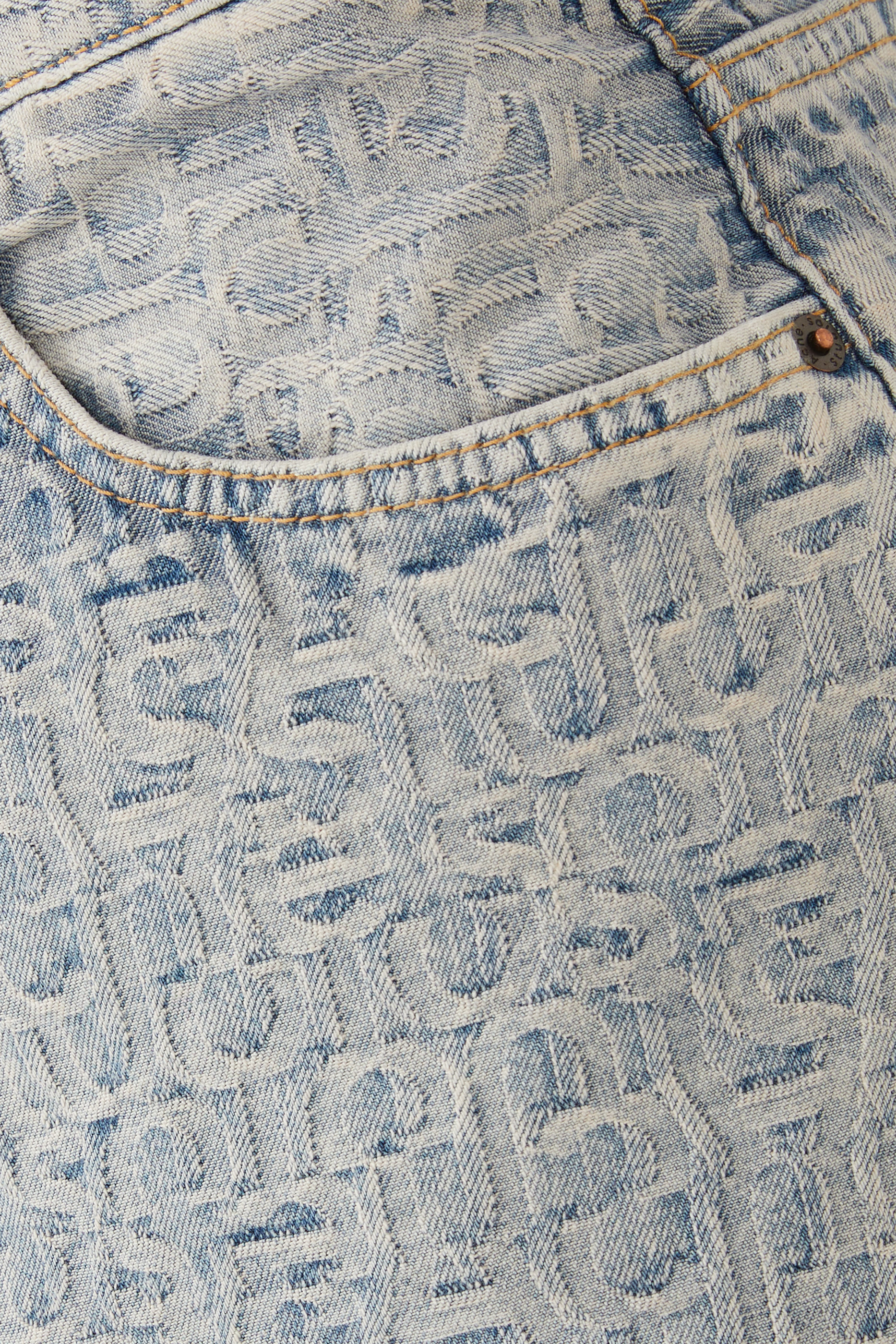 Monogram Denim Shorts