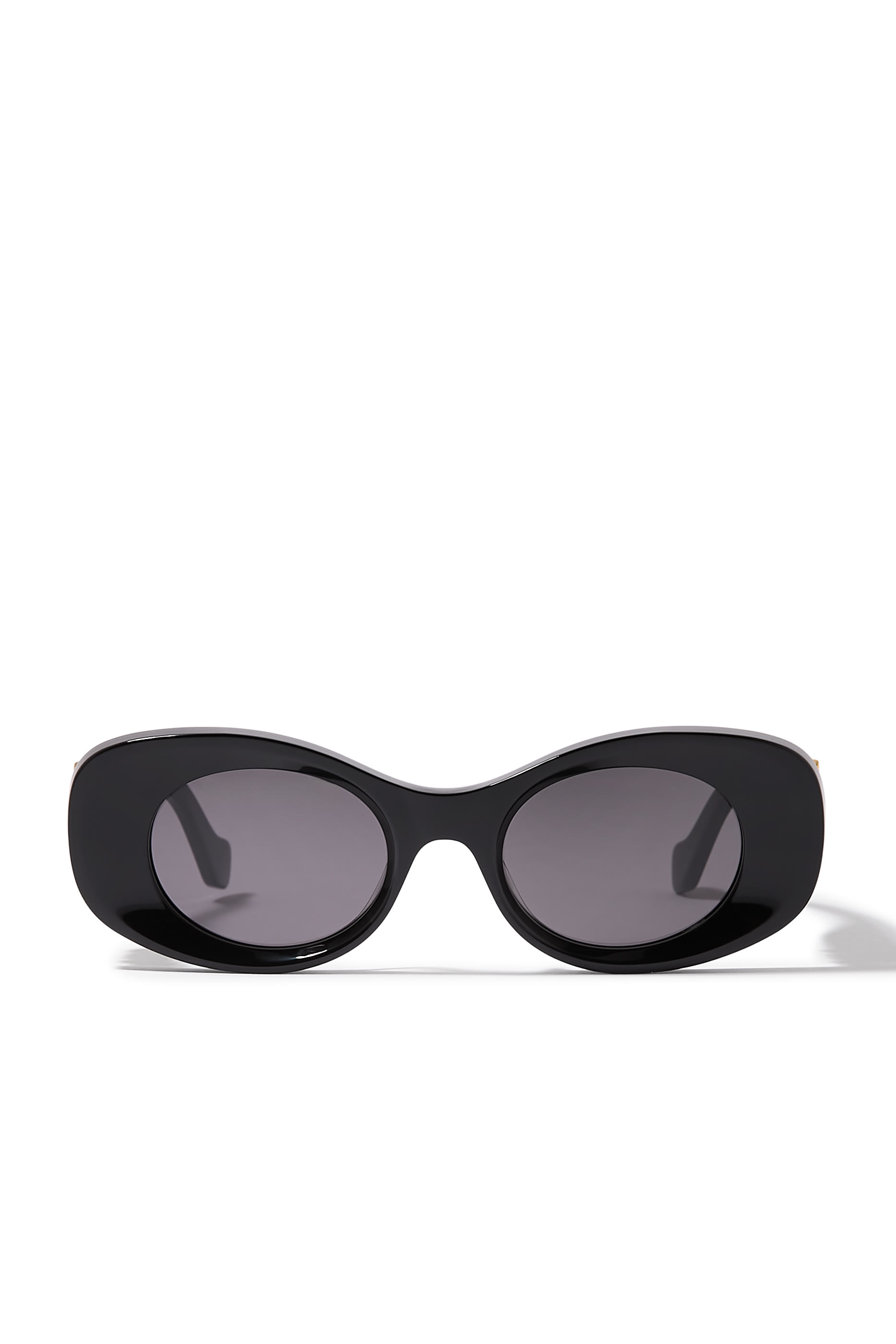 Beveled Oval Maxi Anagram Sunglasses