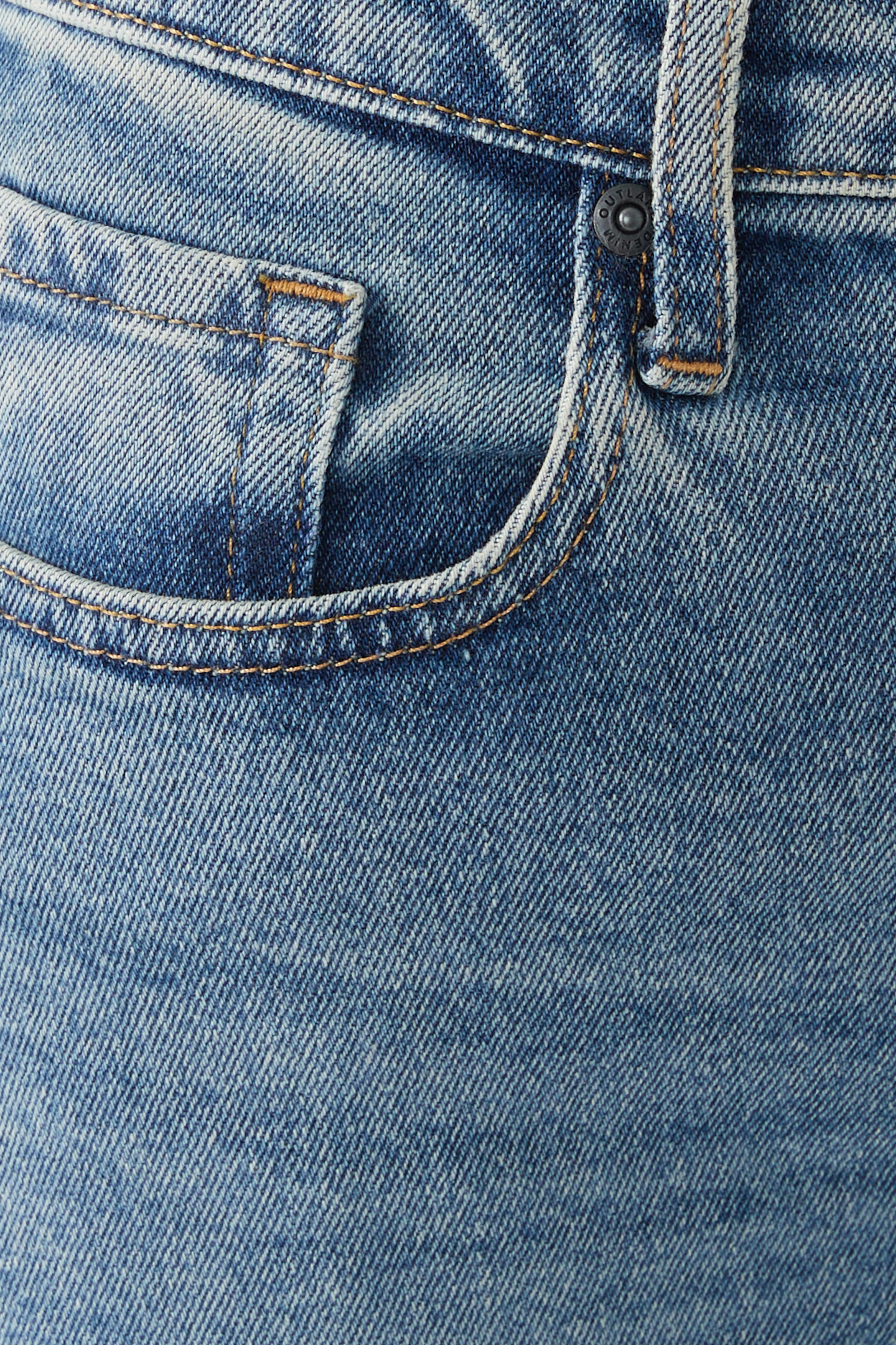 Farrah Stretch High-Rise Flared Jeans