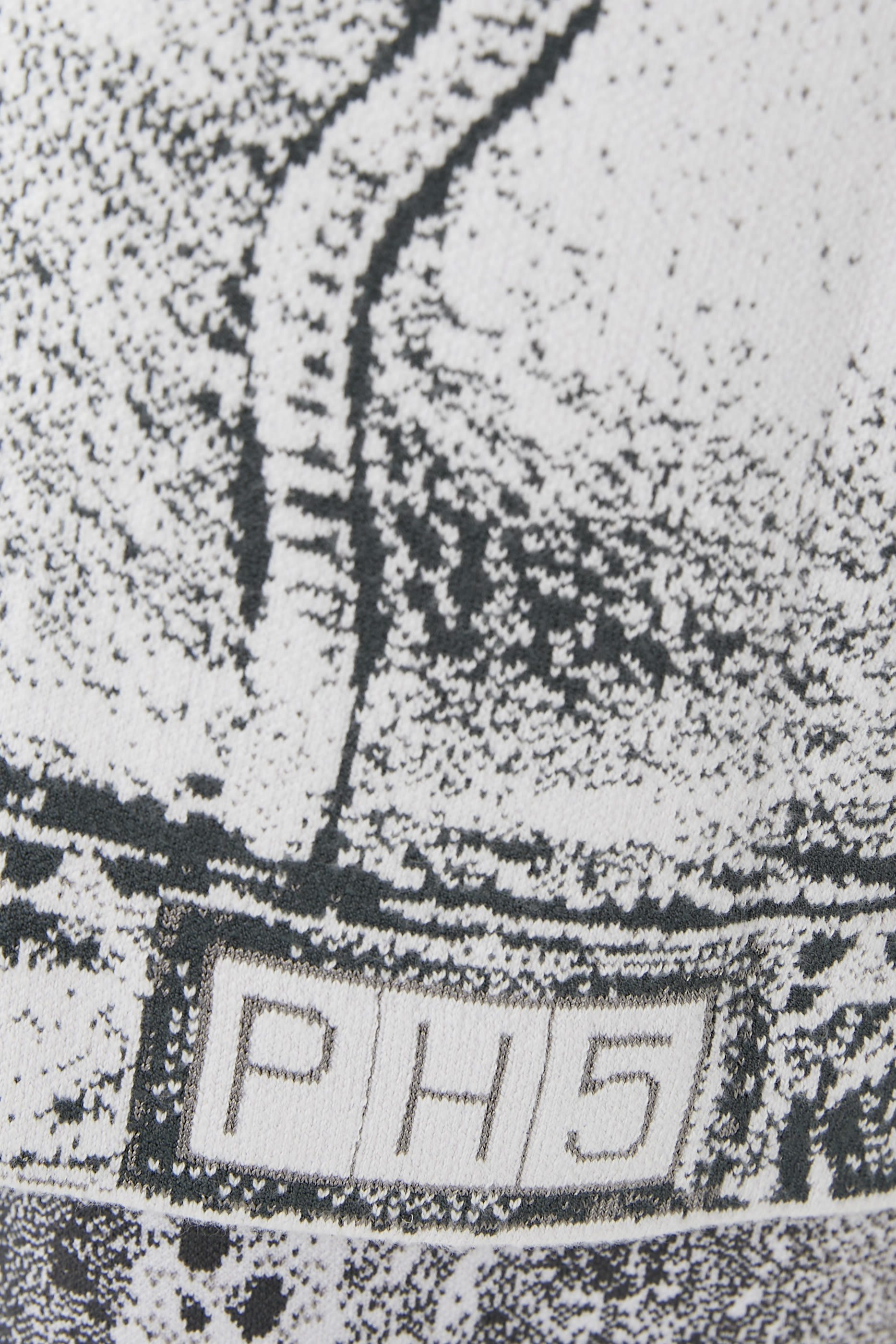 Hana Denim Print Oversized Jacket