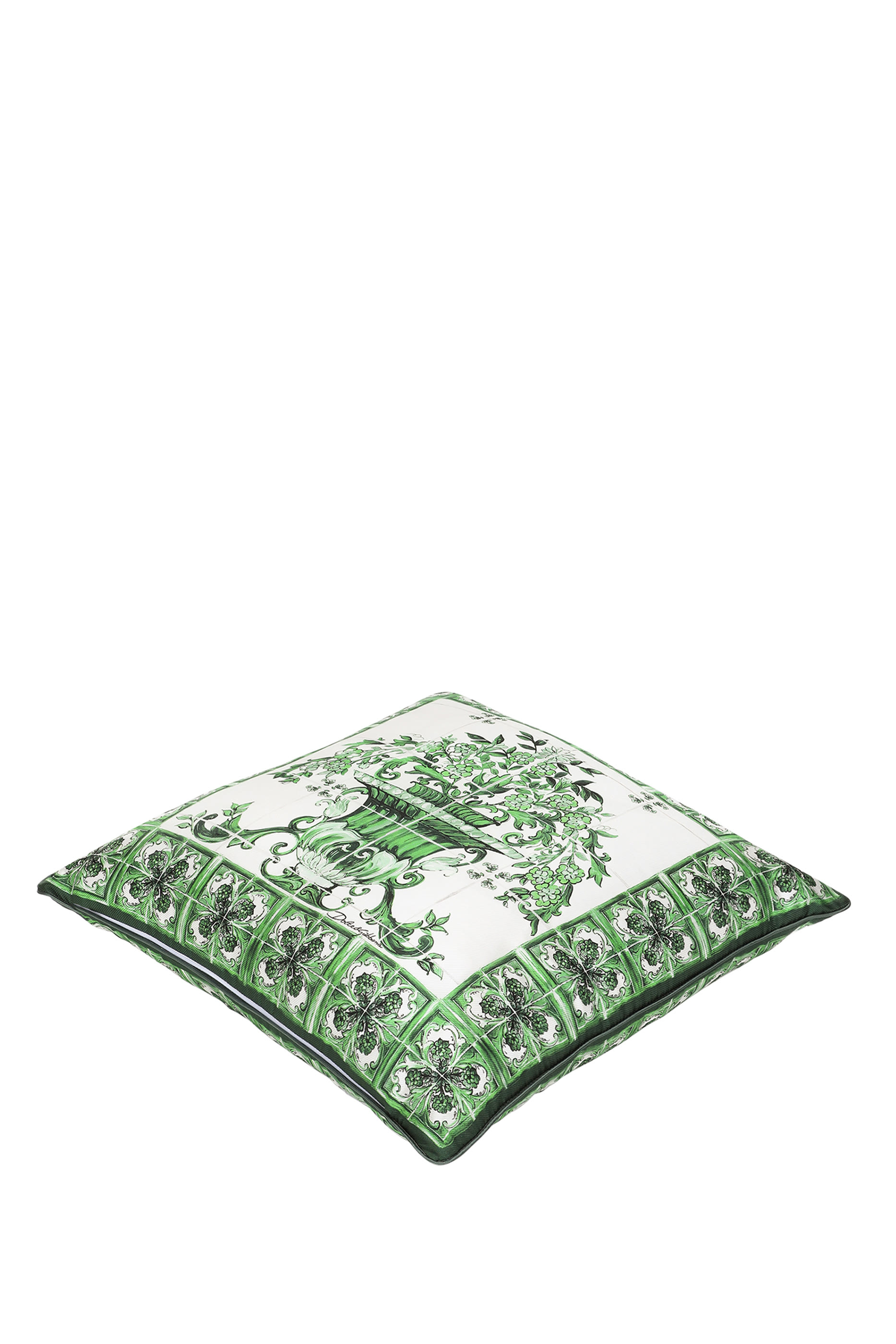 Maiolica Verde Small Cushion