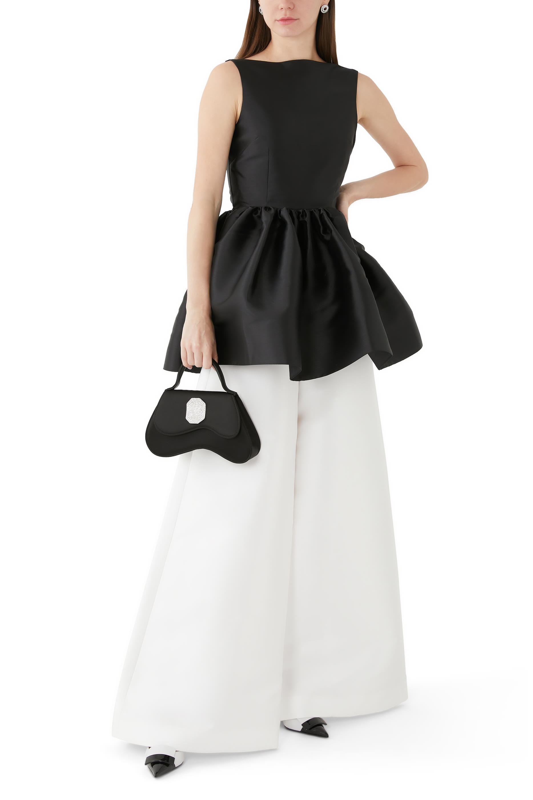 SR1 90 Leather Slingback Pumps