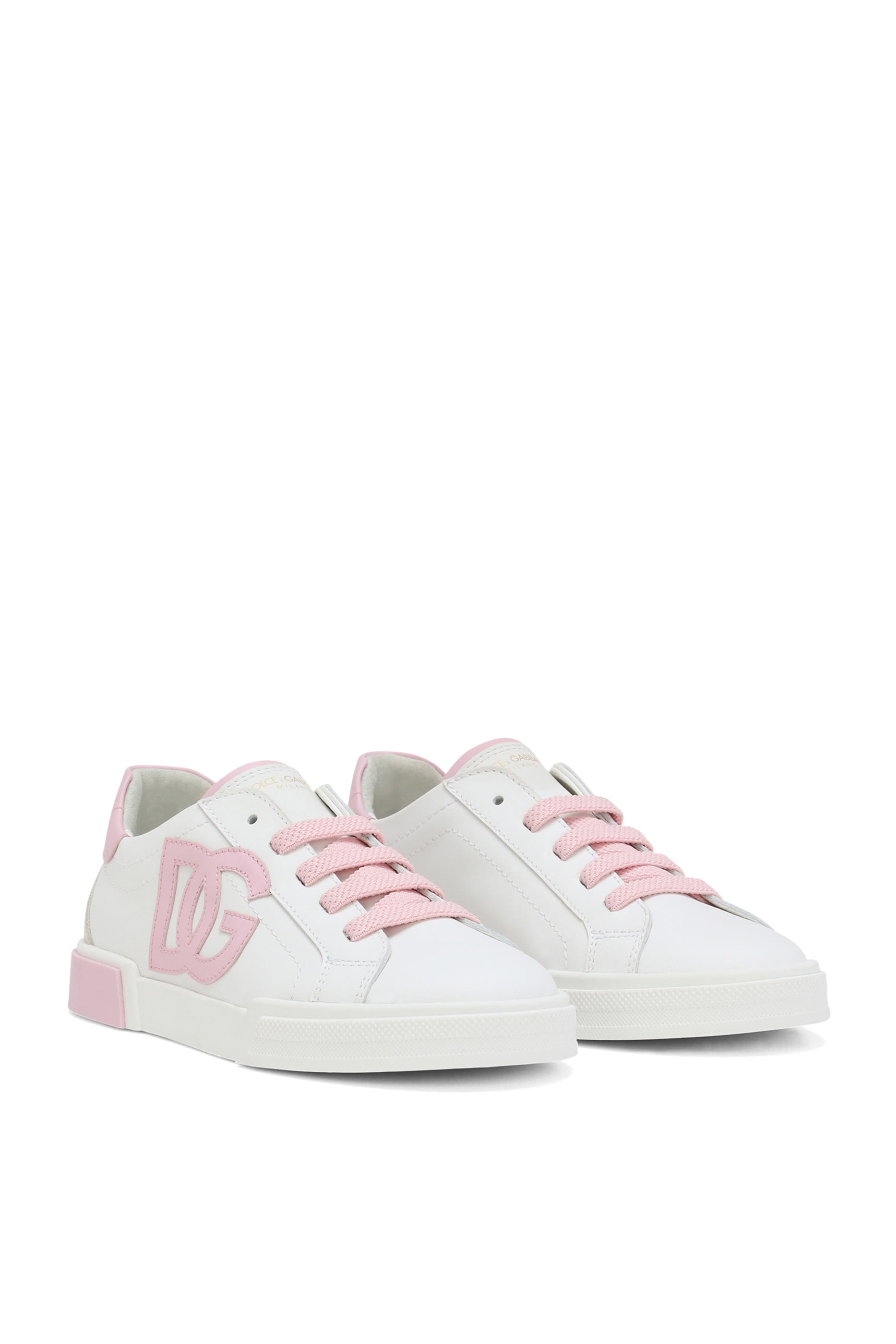 Kids Portofino Vintage Calfskin Sneakers