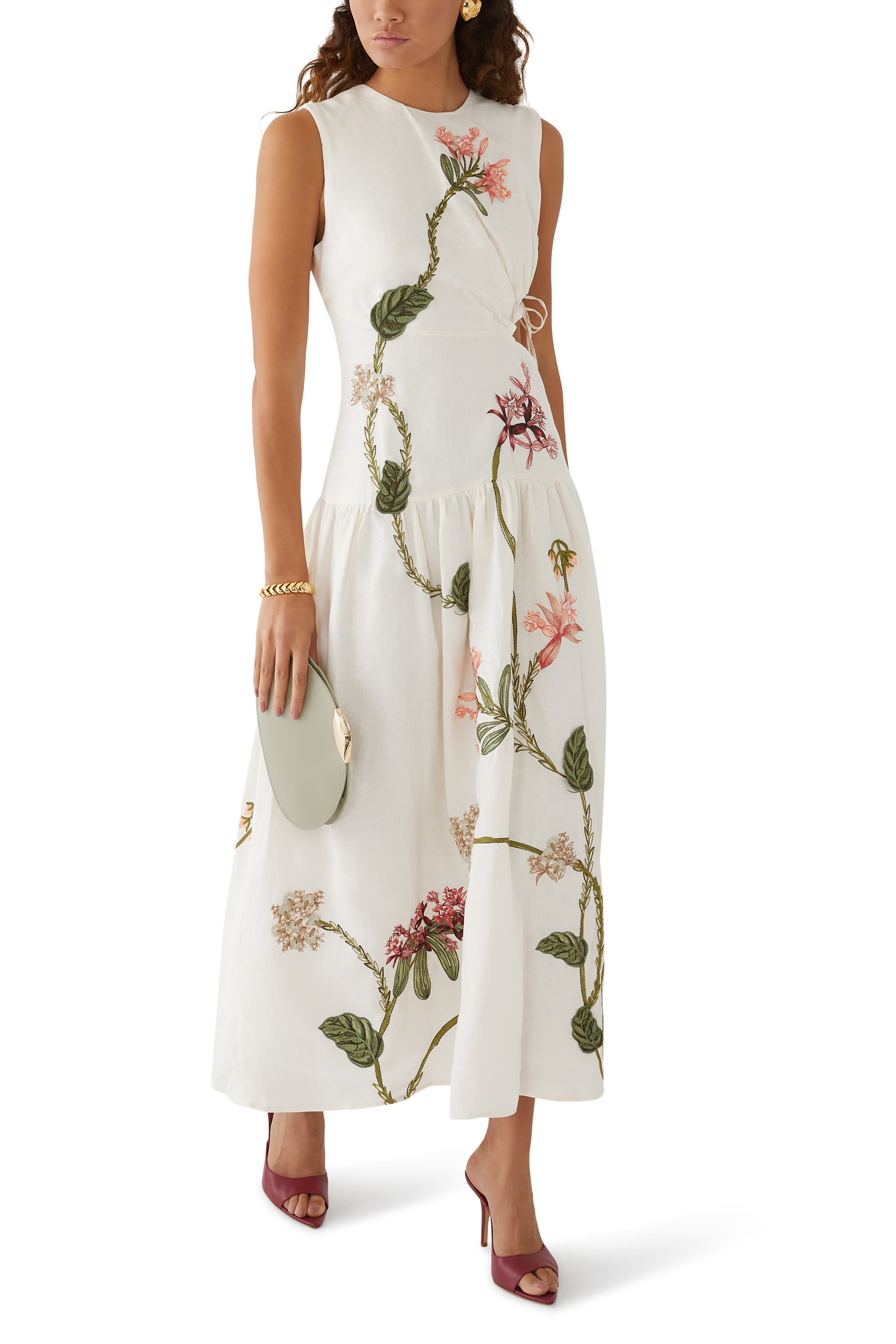 Oto&ntilde;o Orquidea Midi Dress