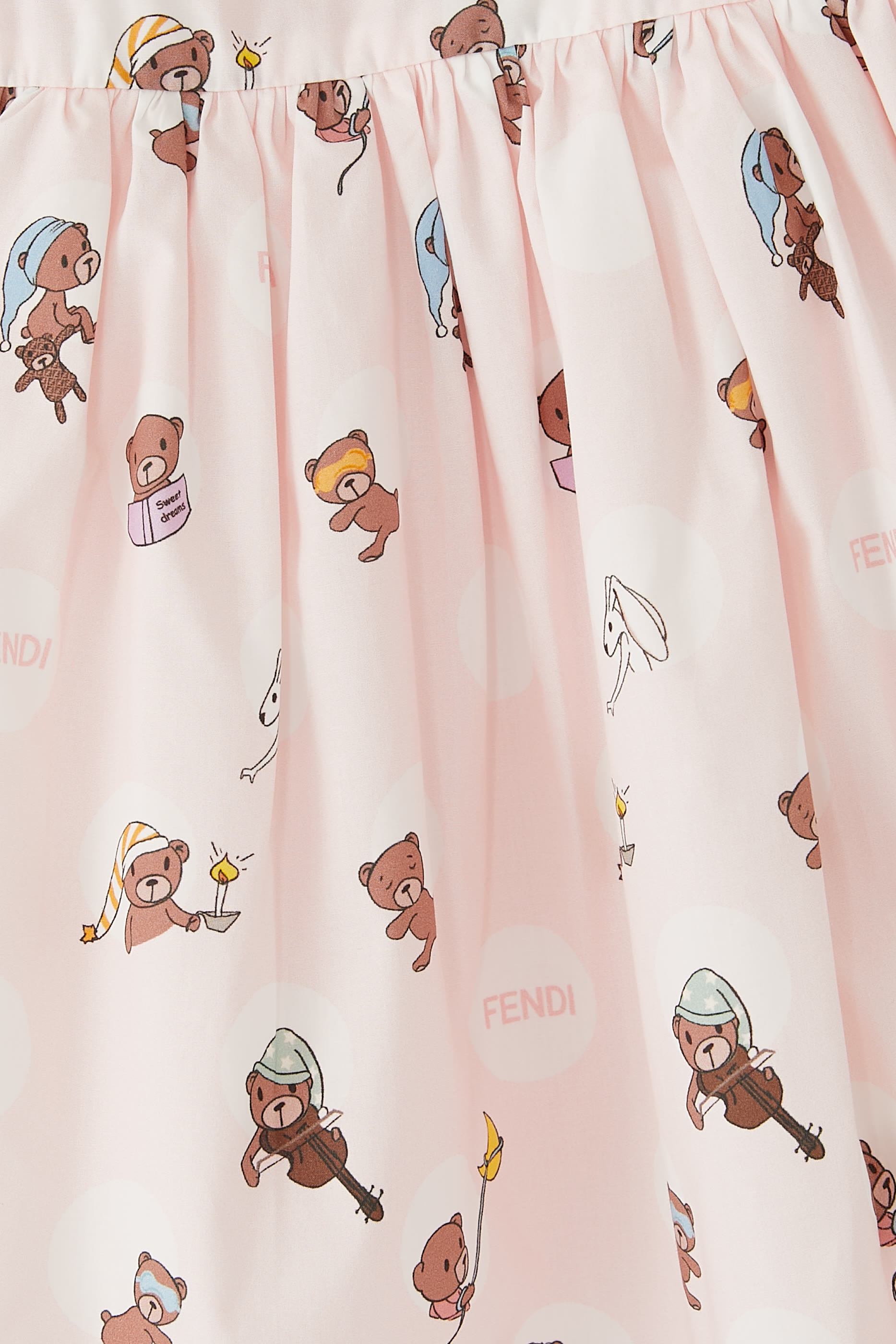 Kids Collared Dress & Bloomers, Set Of 2