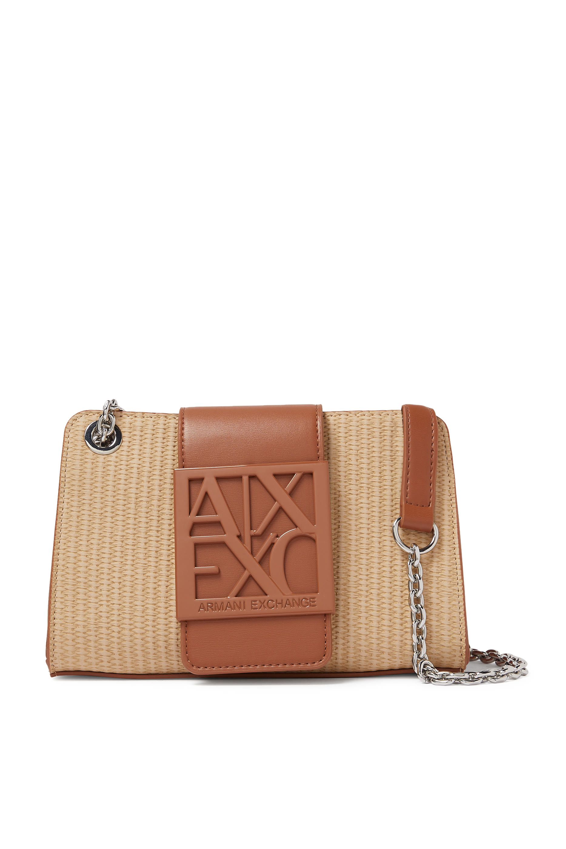 Susie Straw AX Logo Bag