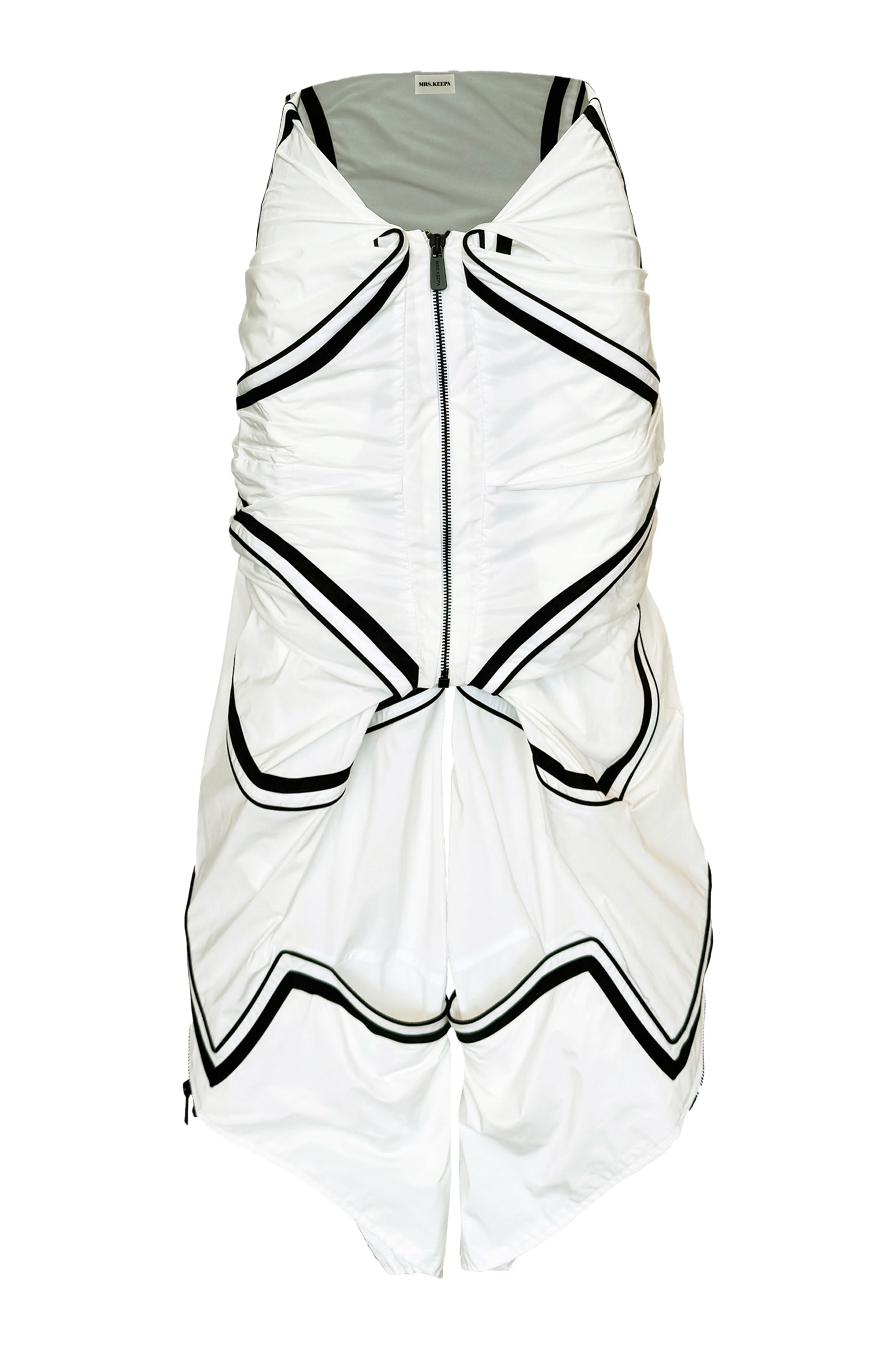 Geometrical Multi-Style Tracksuit Jacket / Skirt