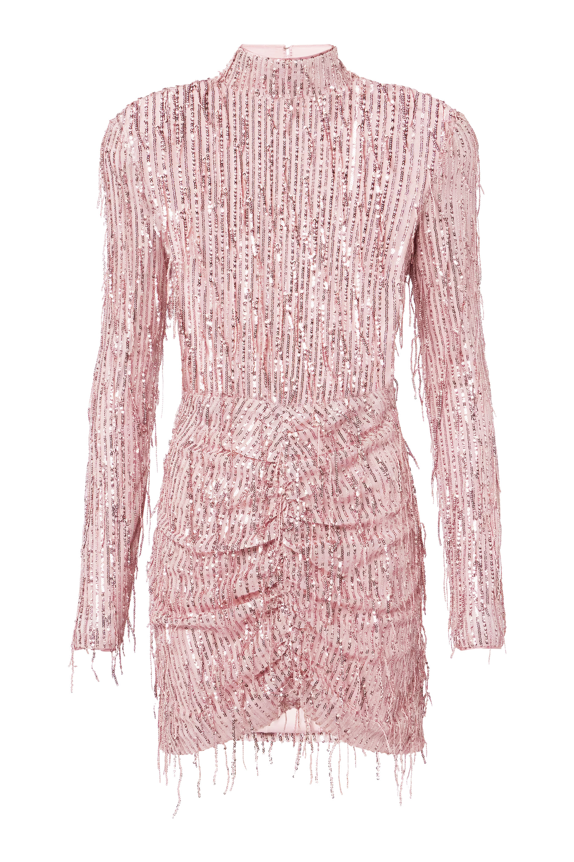 Sequin Fringe Mini Dress