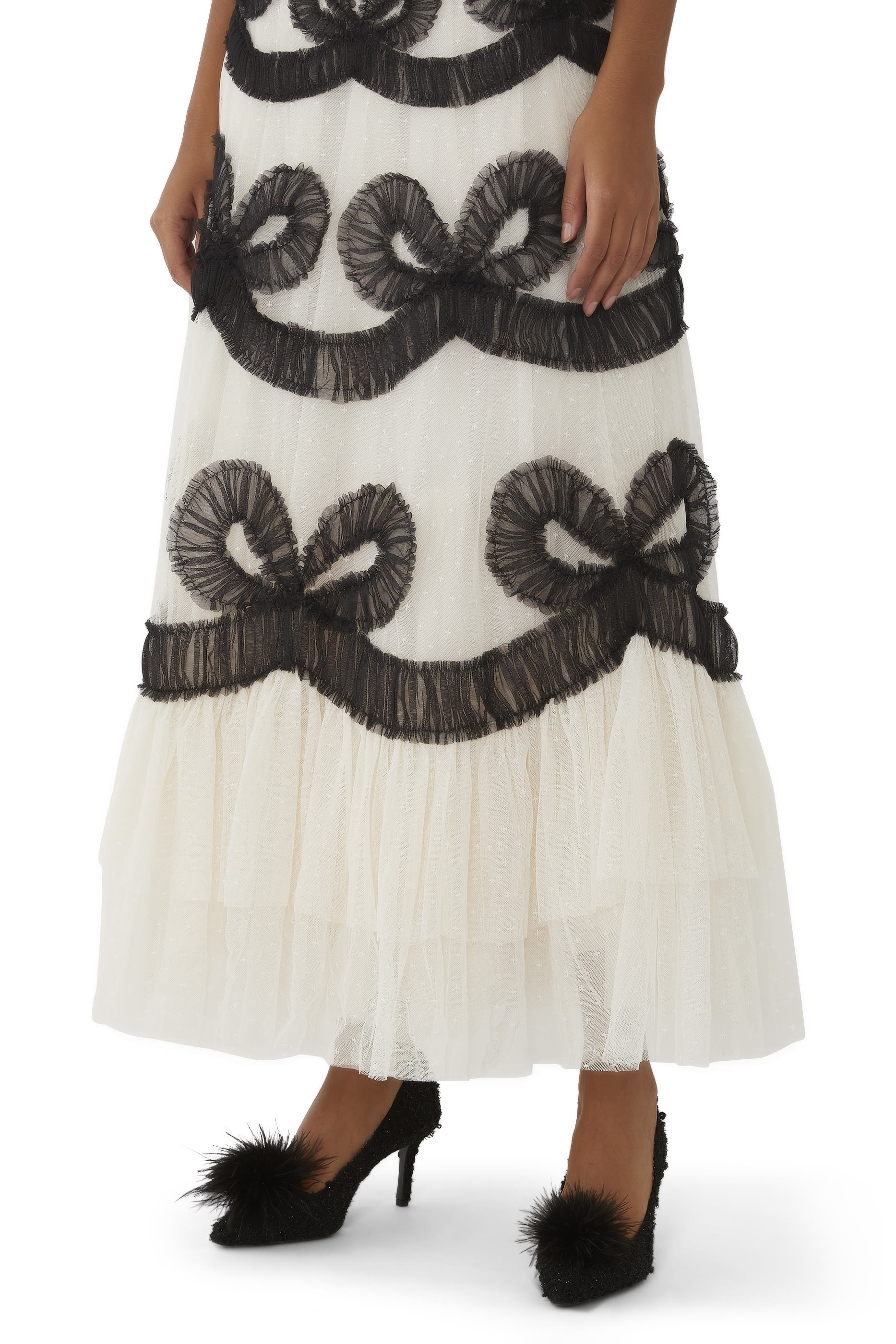 Marabou 75 Pointed Toe Pumps