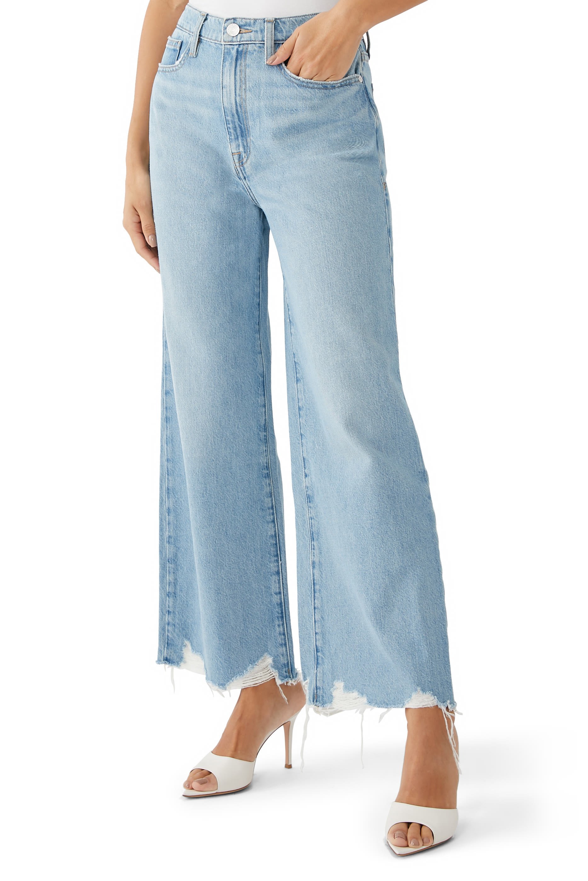 Le Jane Wide Crop Jeans