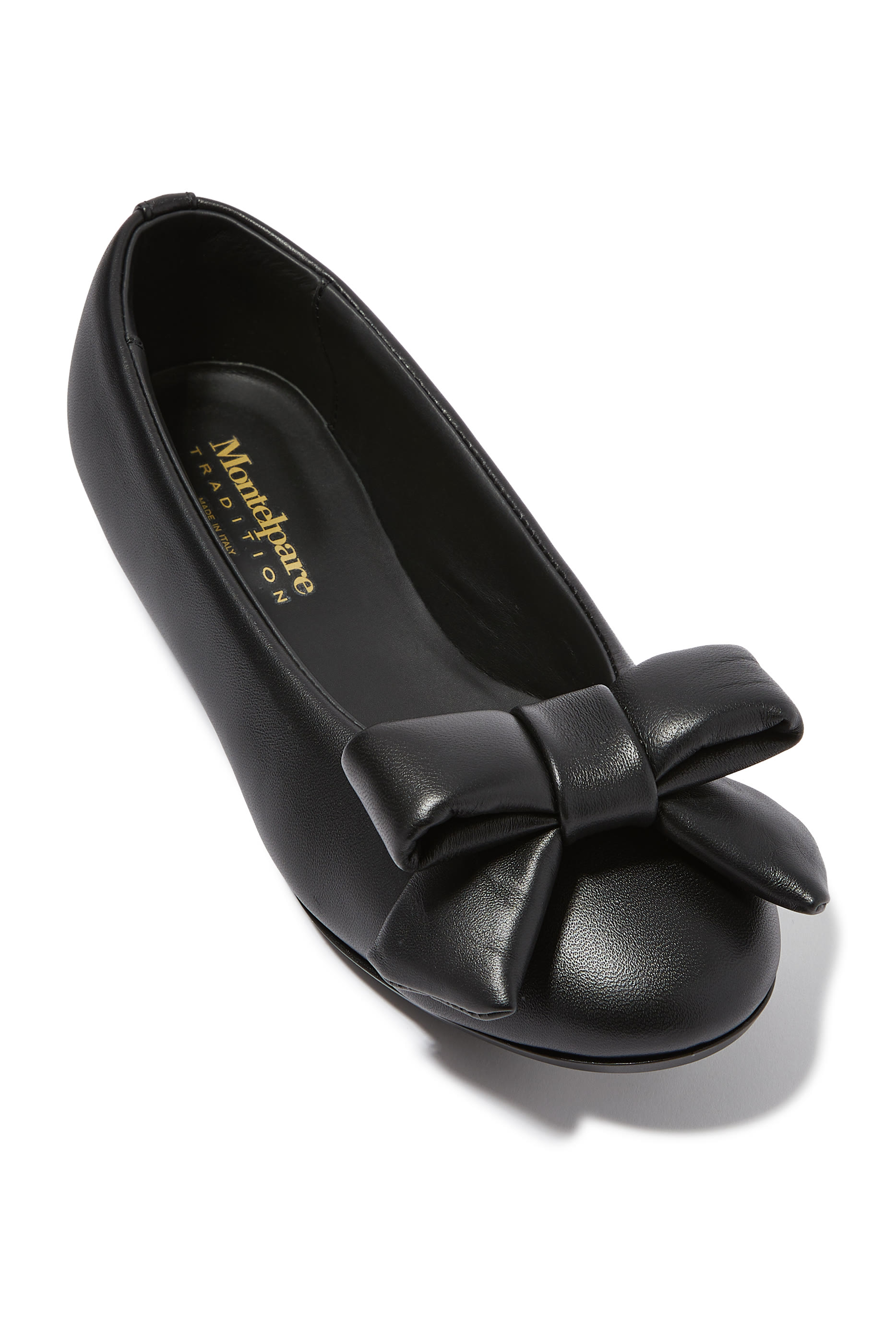 Kids Puffy Bow Flats