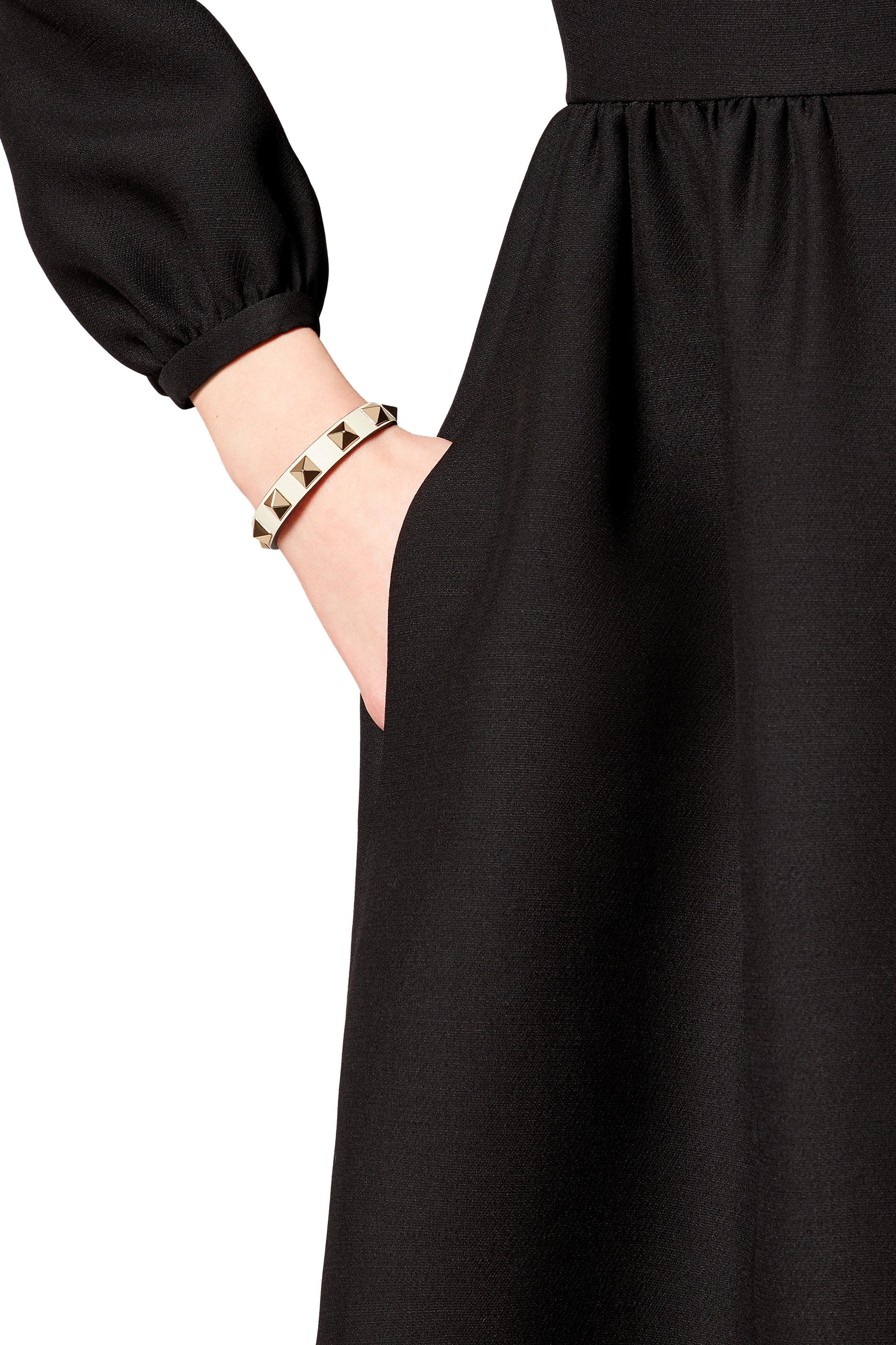 Rockstud Small Leather Bracelet