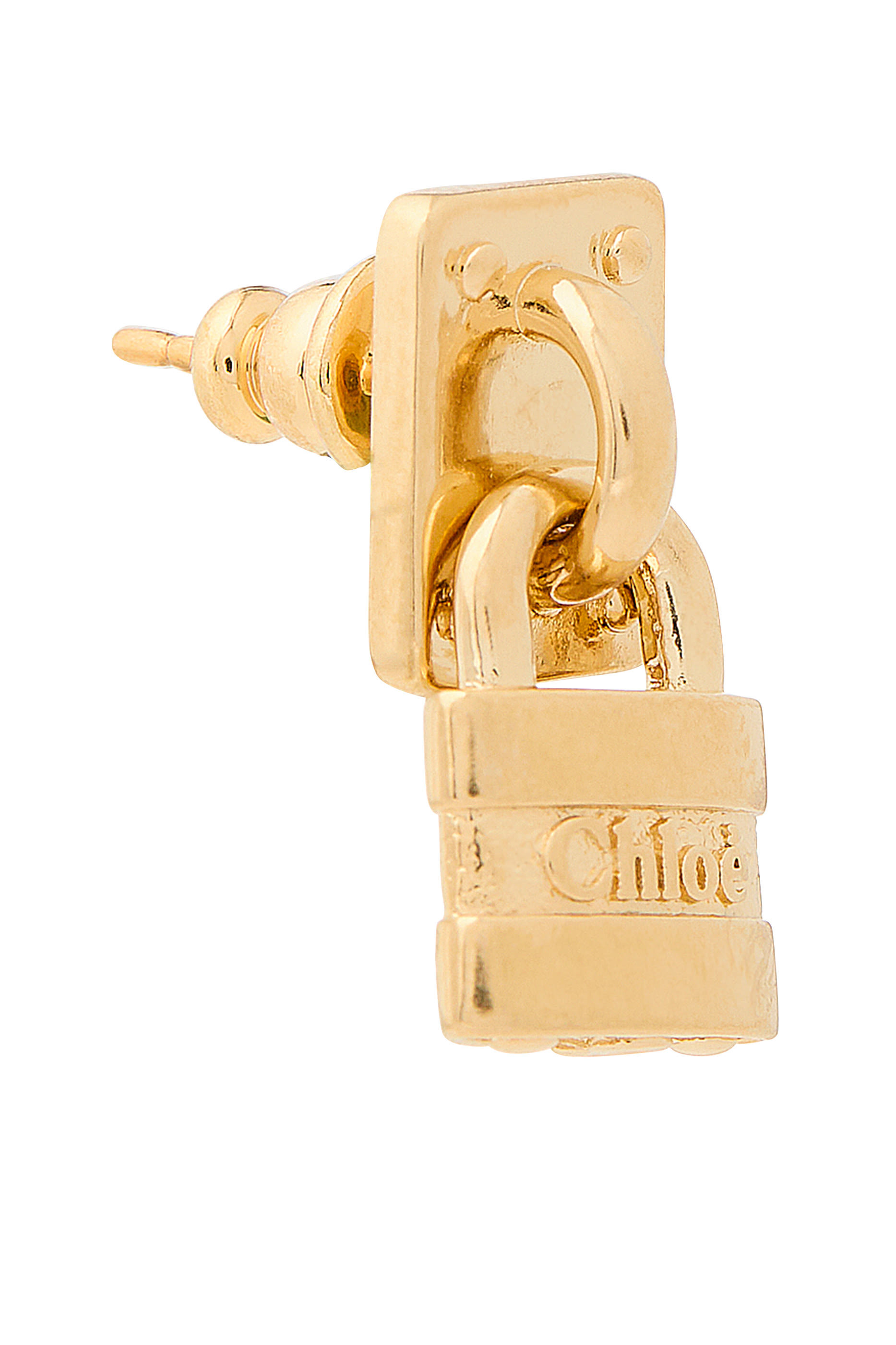 Nini Paddington Padlock-Detail Earrings
