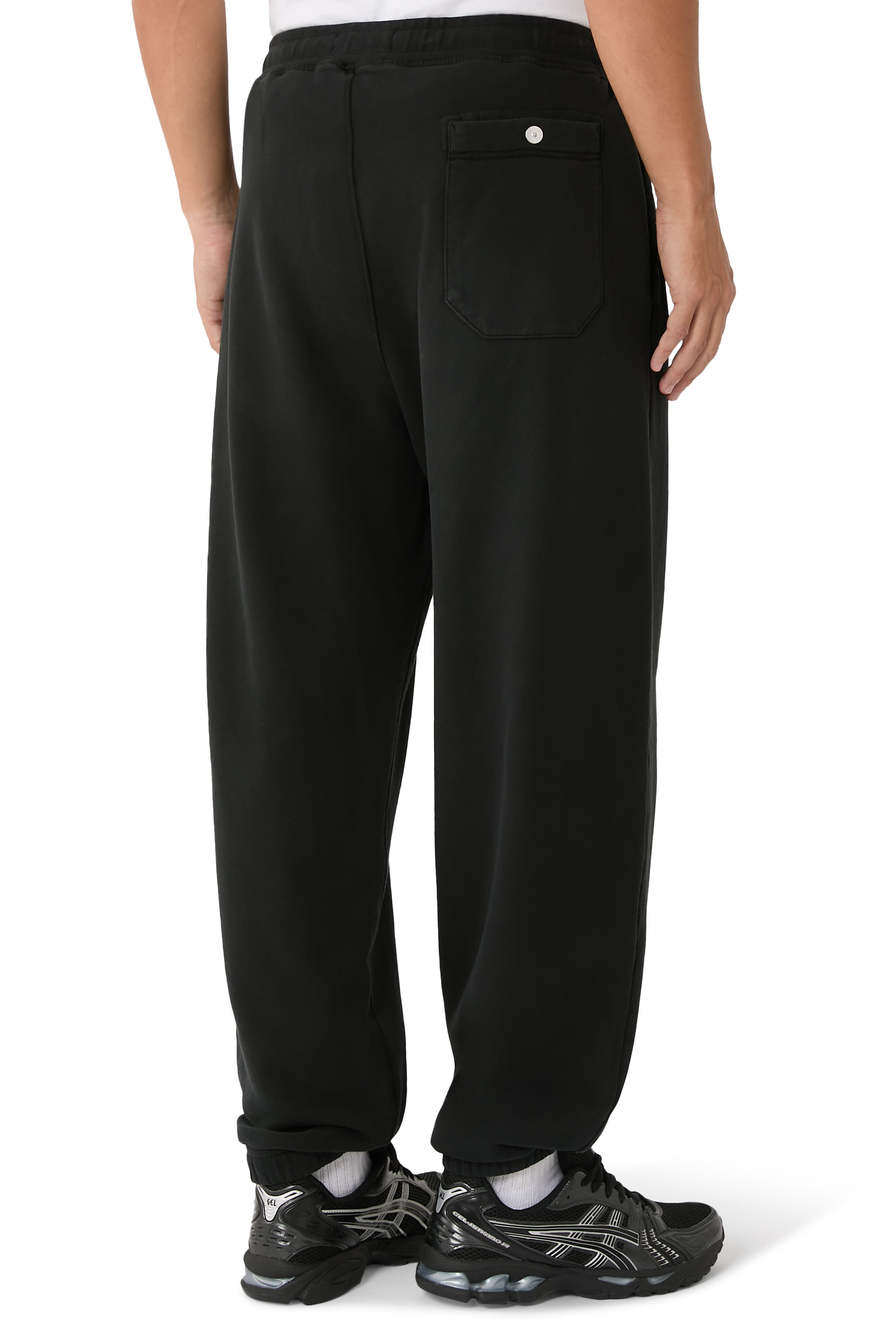 Brushed Organic Cotton Fleece Logo Sweatpants