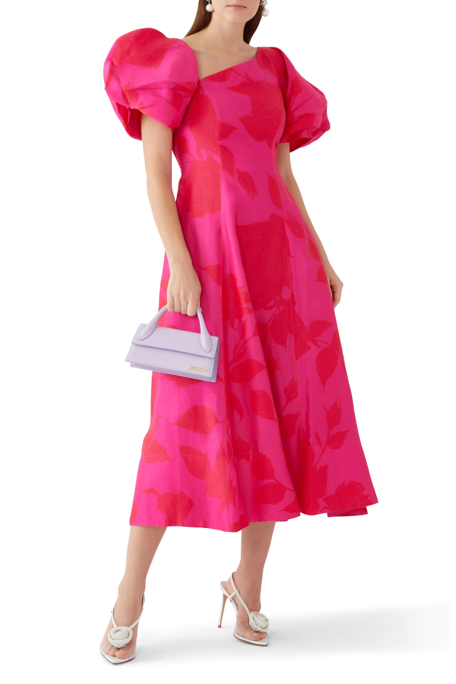 Arista Tulip Sleeve Midi Dress