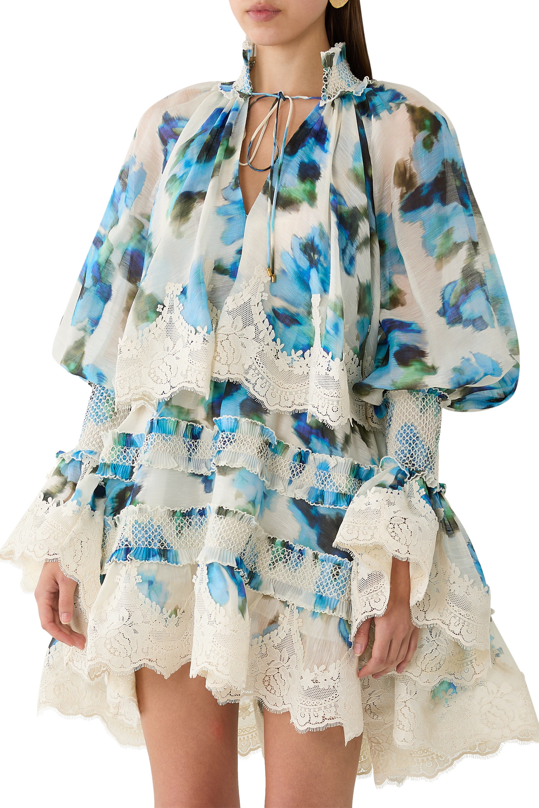 Alchemy Shirred Mini Dress