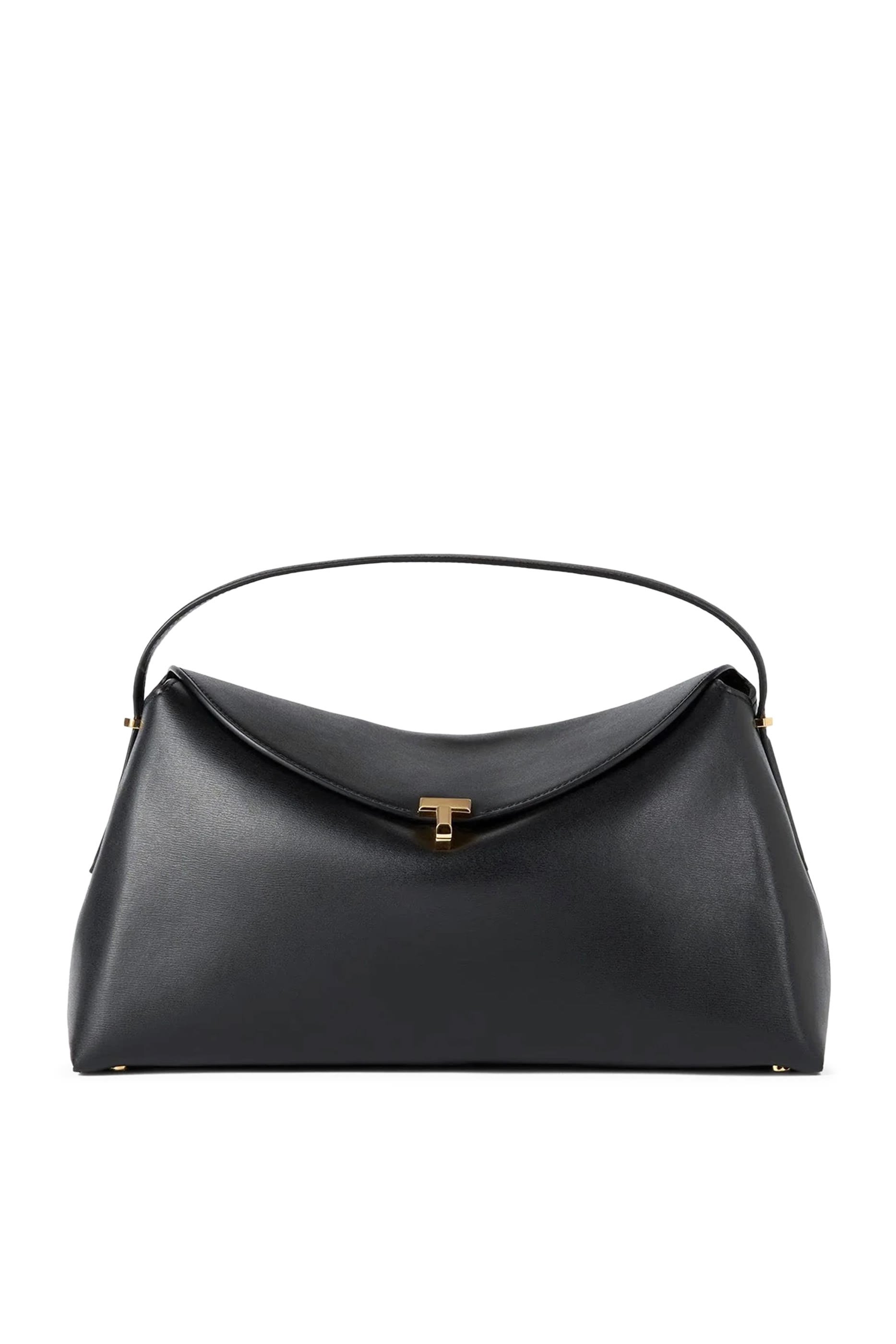  T-Lock Leather Top-Handle Bag 