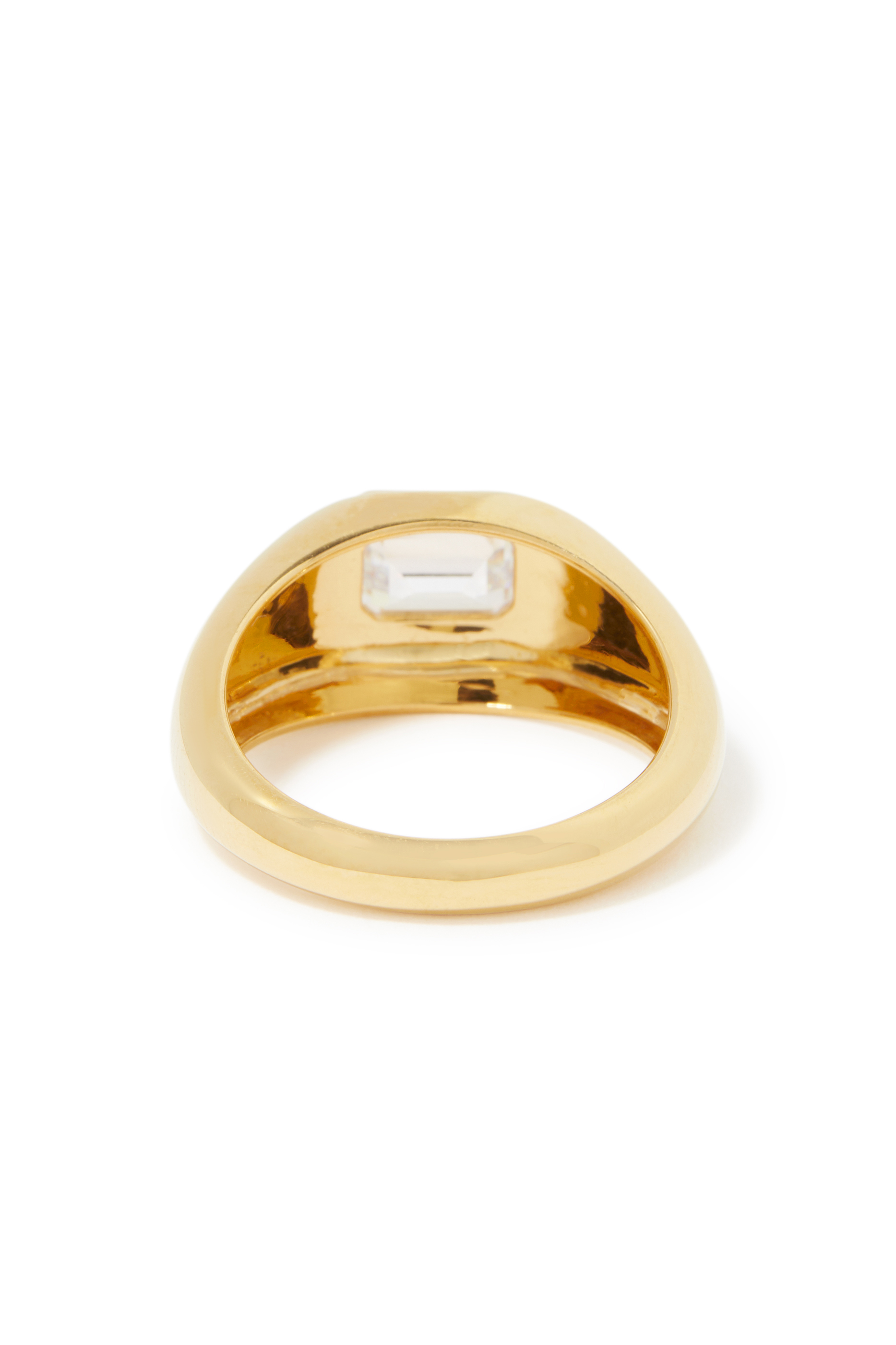 Dome Statement Ring, 18k Gold-Plated Sterling Silver