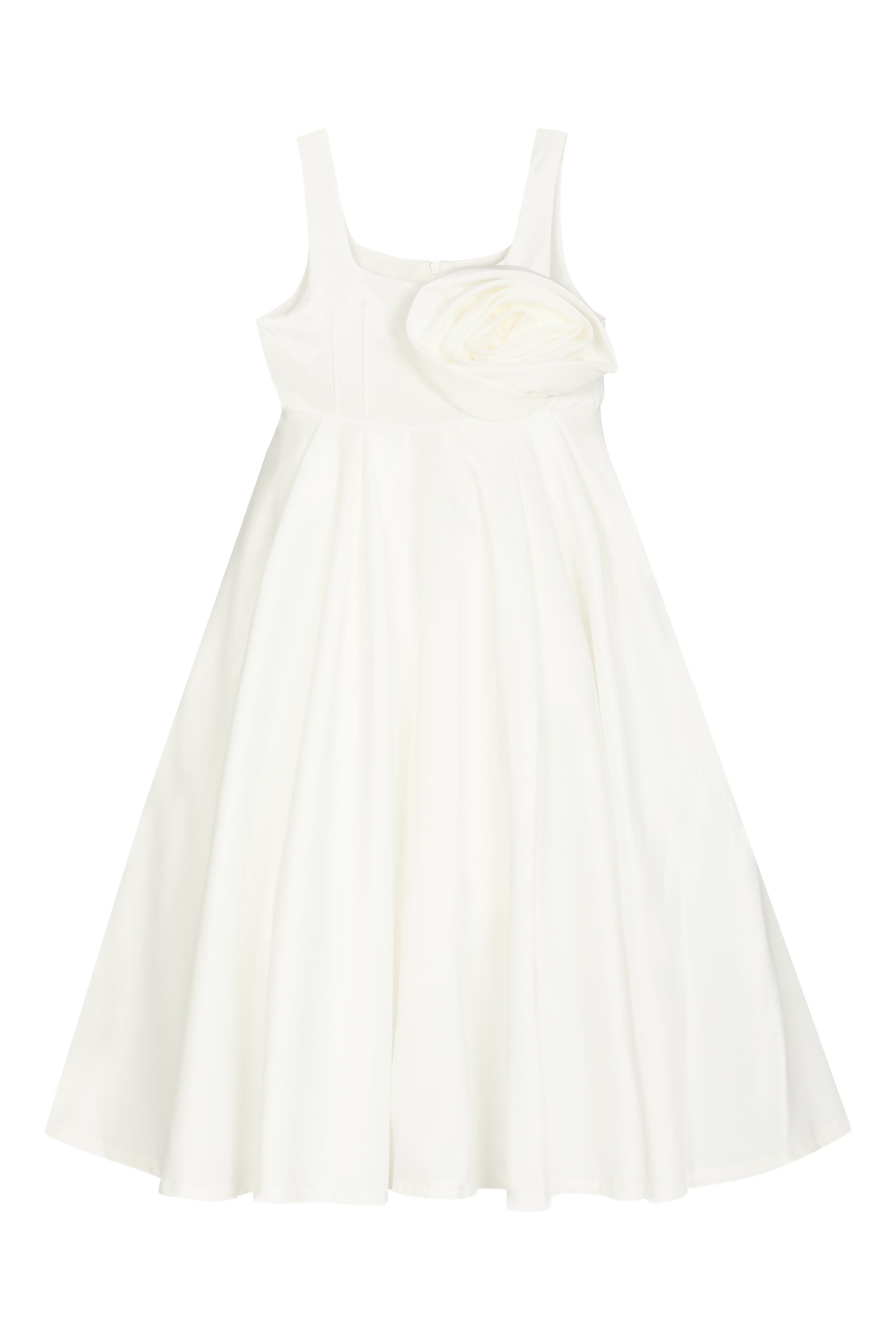 Kids 3D Flower Appliqu&eacute; Dress
