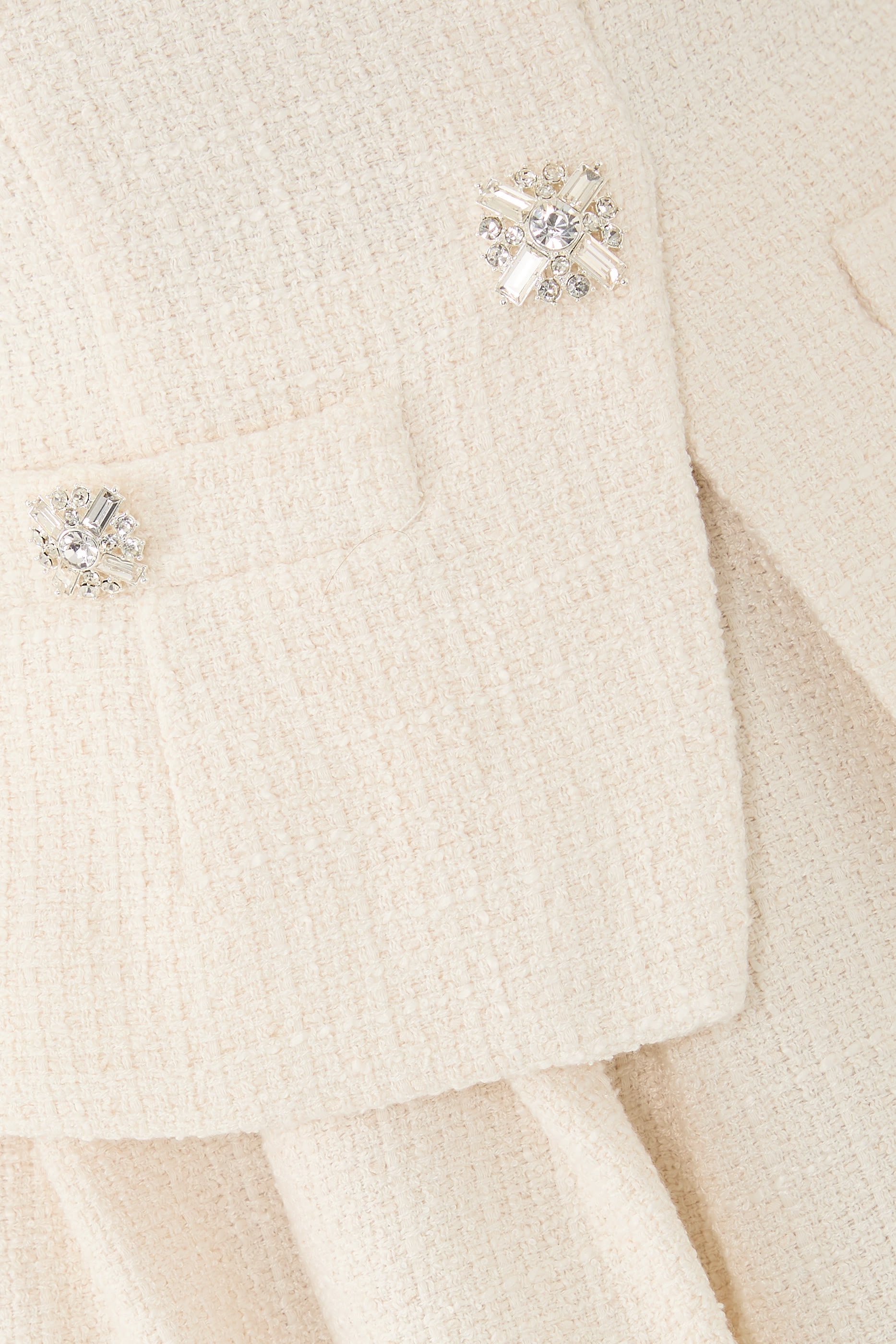 Boucle Collared Mini Dress