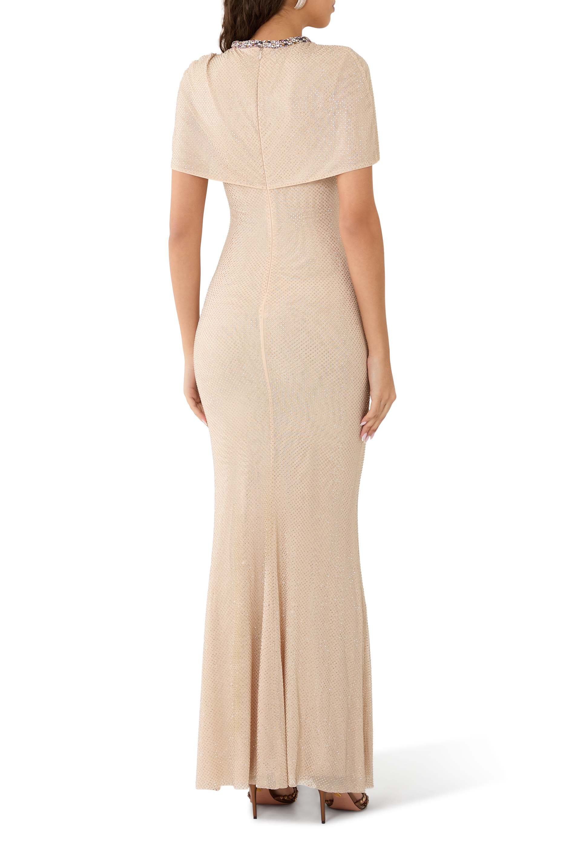 Rhinestone Maxi Dress