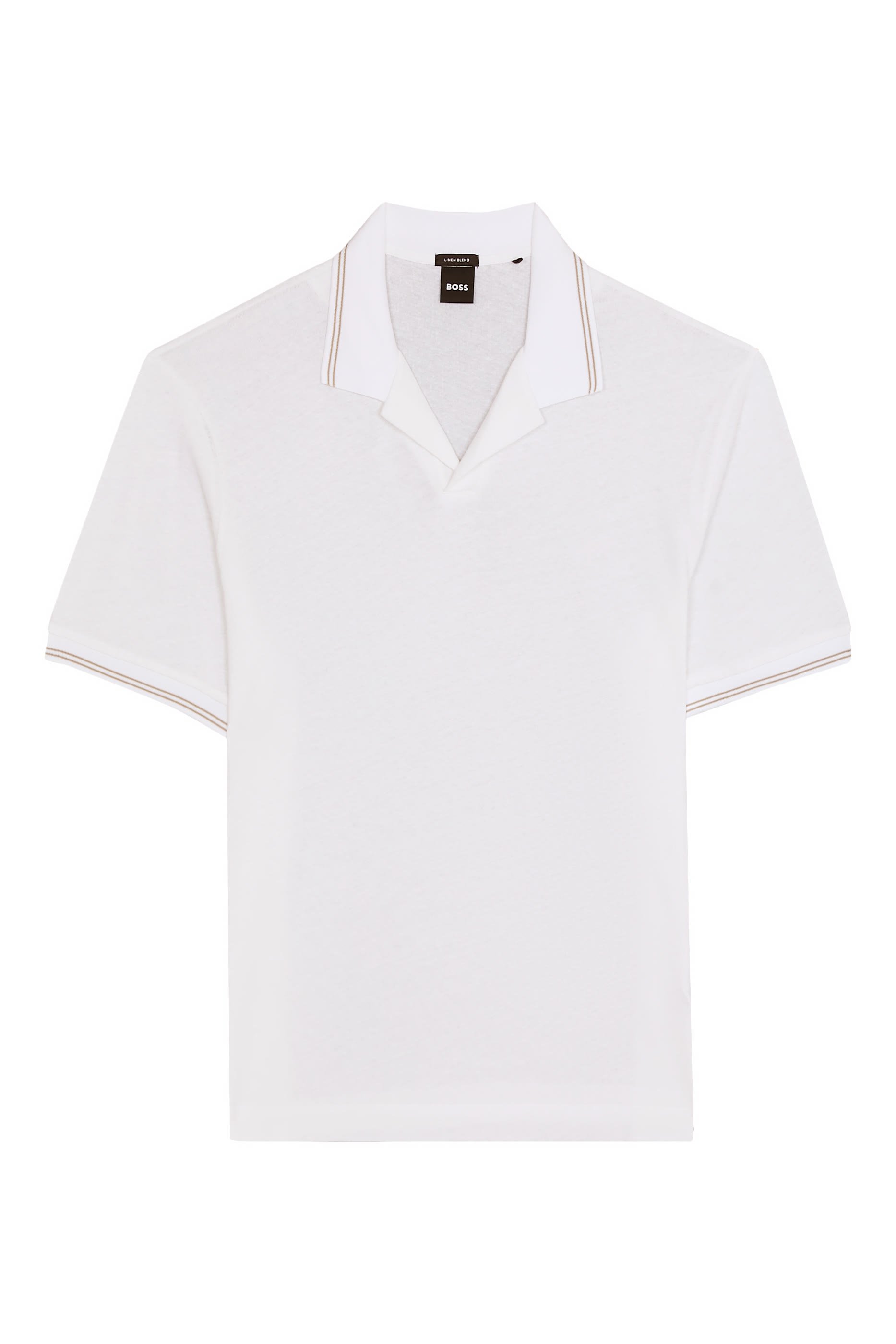 Cotton-Linen Polo Shirt