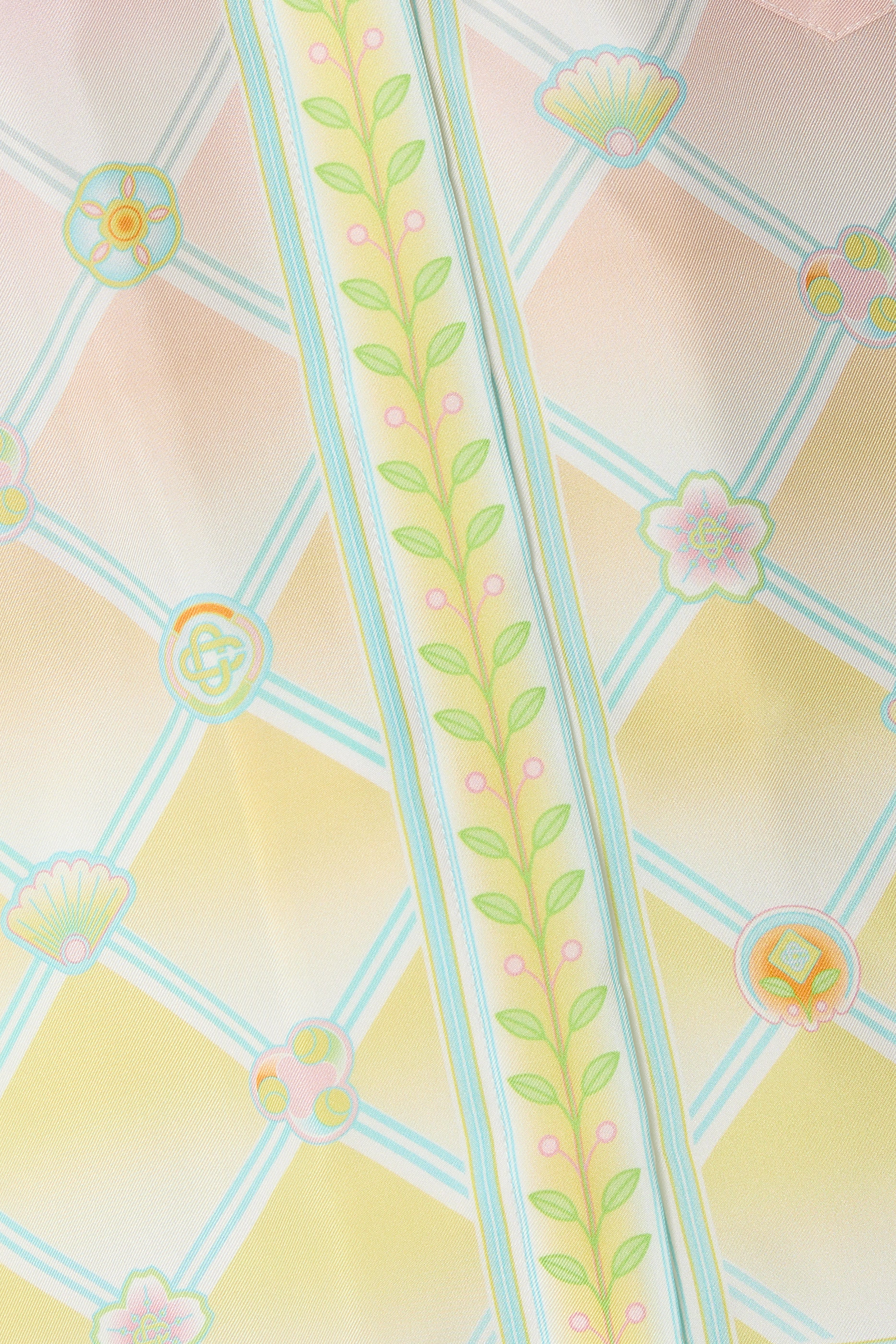 Candy Icons-Print Short Sleeves Shirt