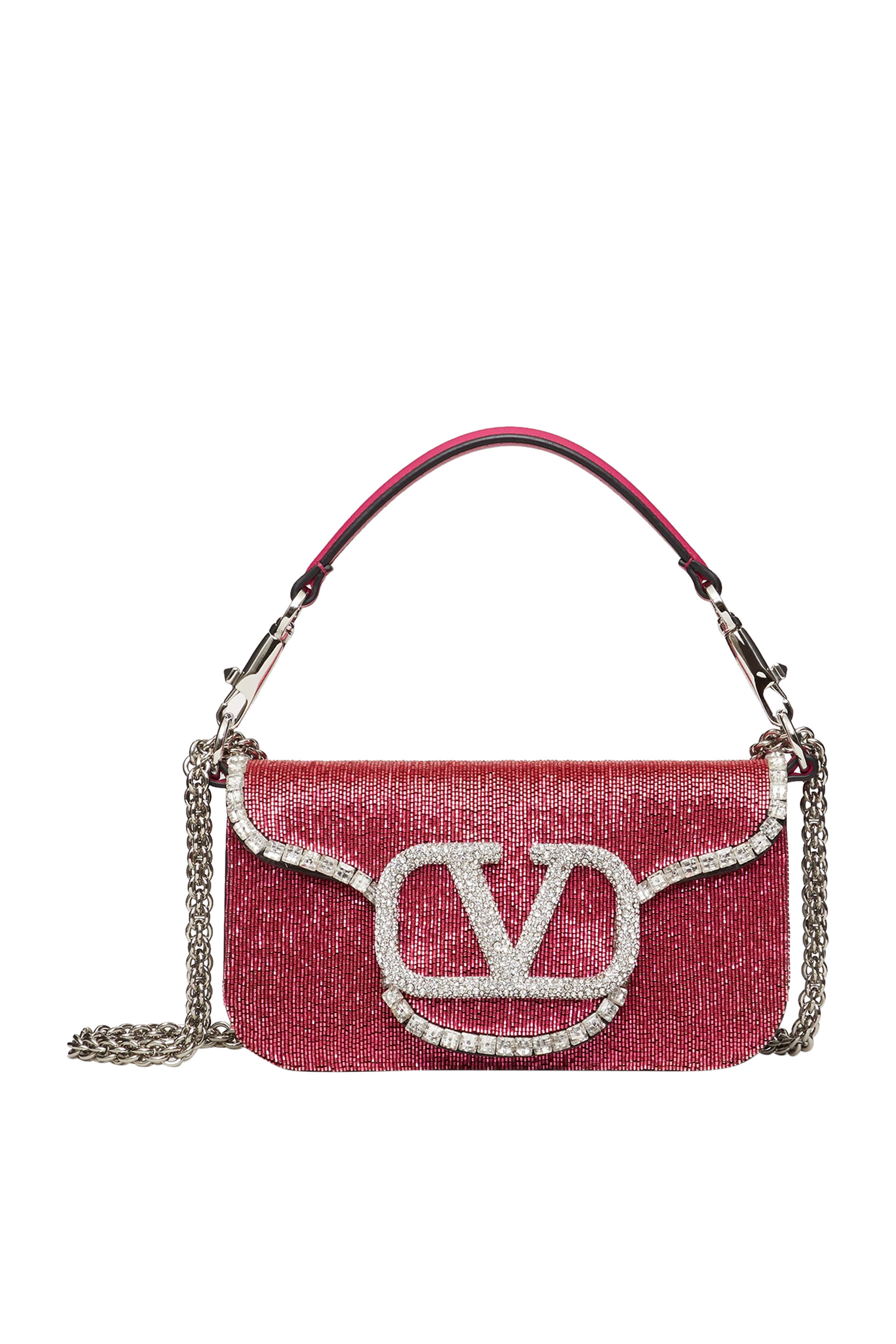  Loc&ograve; Embroidered Crystal Shoulder Bag